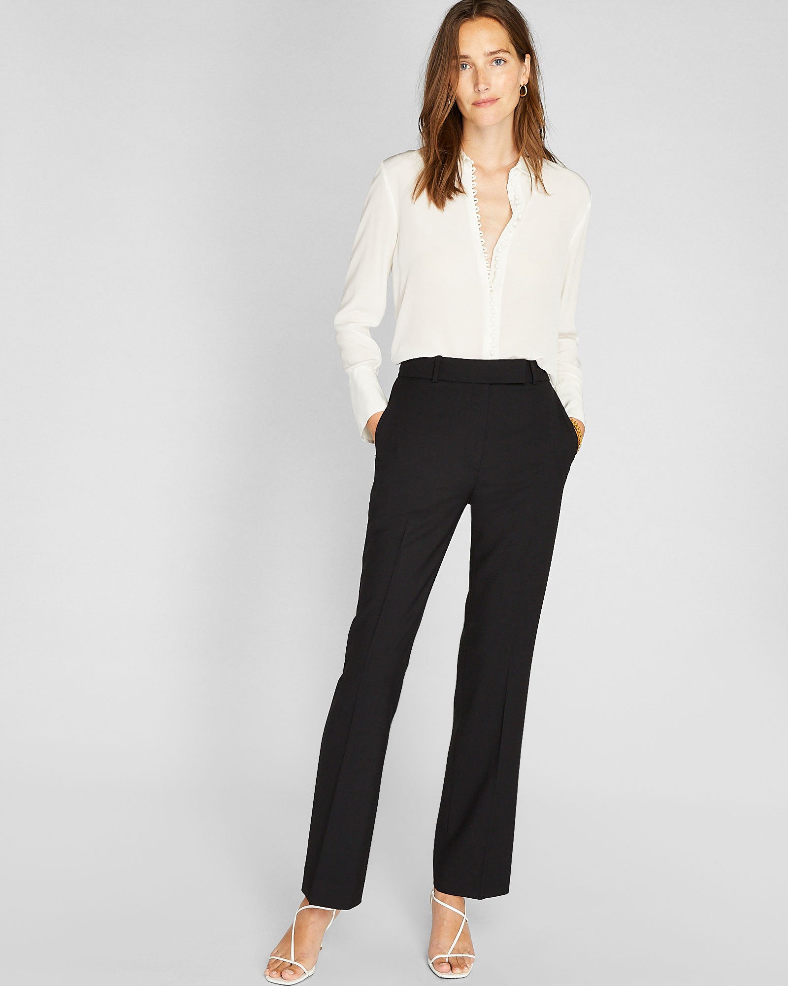 CLUB MONACO - Full-Length Borrem Pant - Black