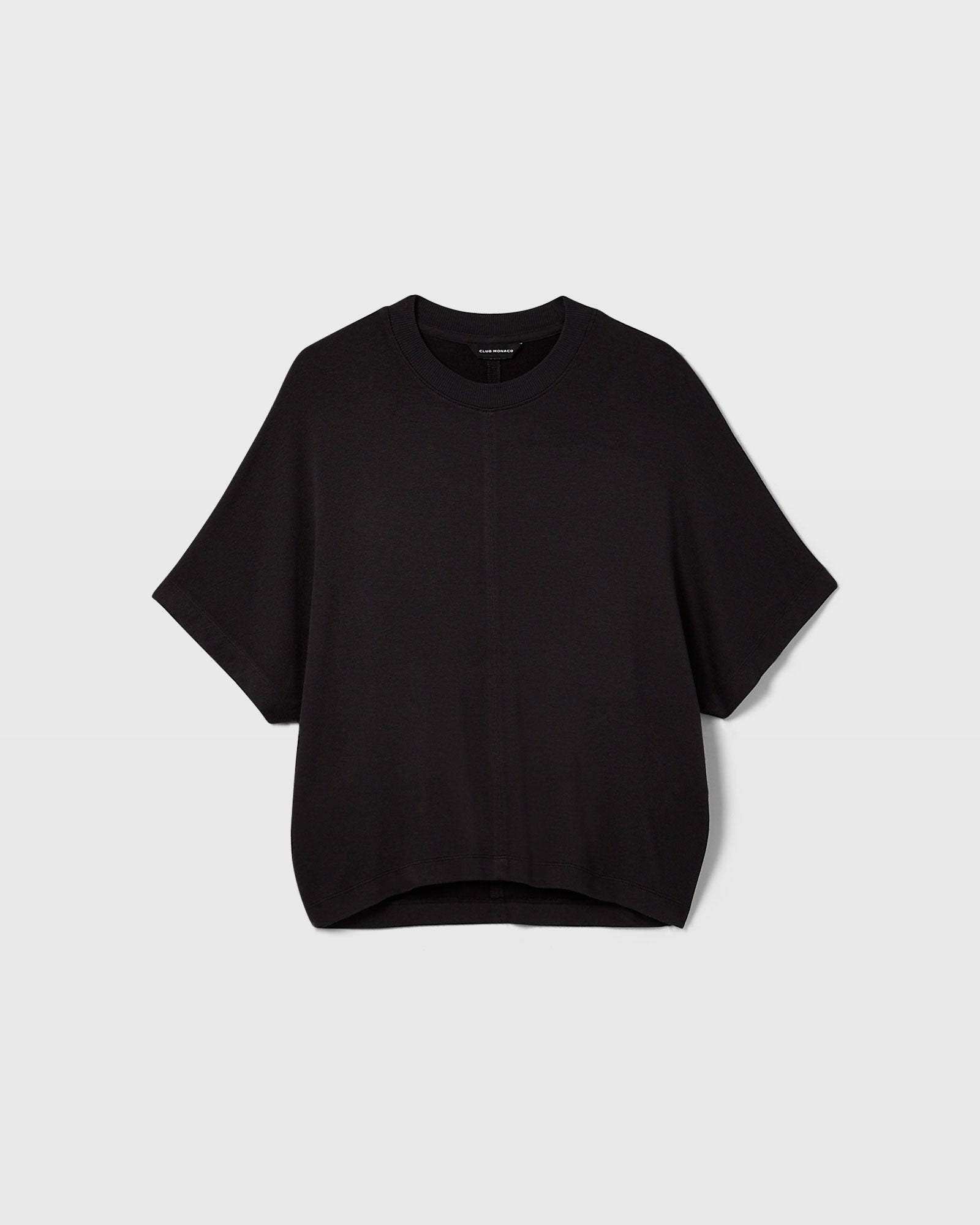 CLUB MONACO - Knit Dolman Tee - Black