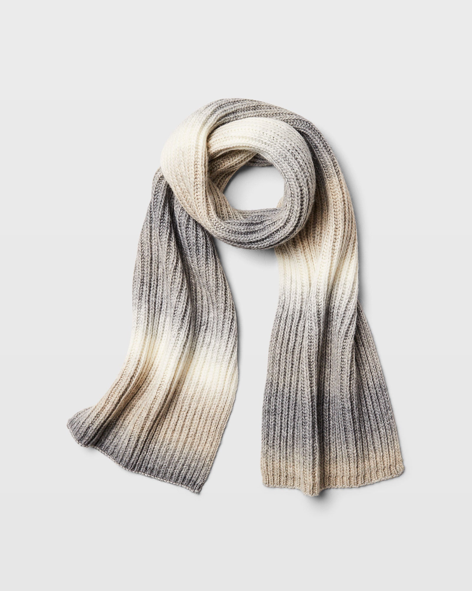 CLUB MONACO - Ombré Scarf - Grey Mix