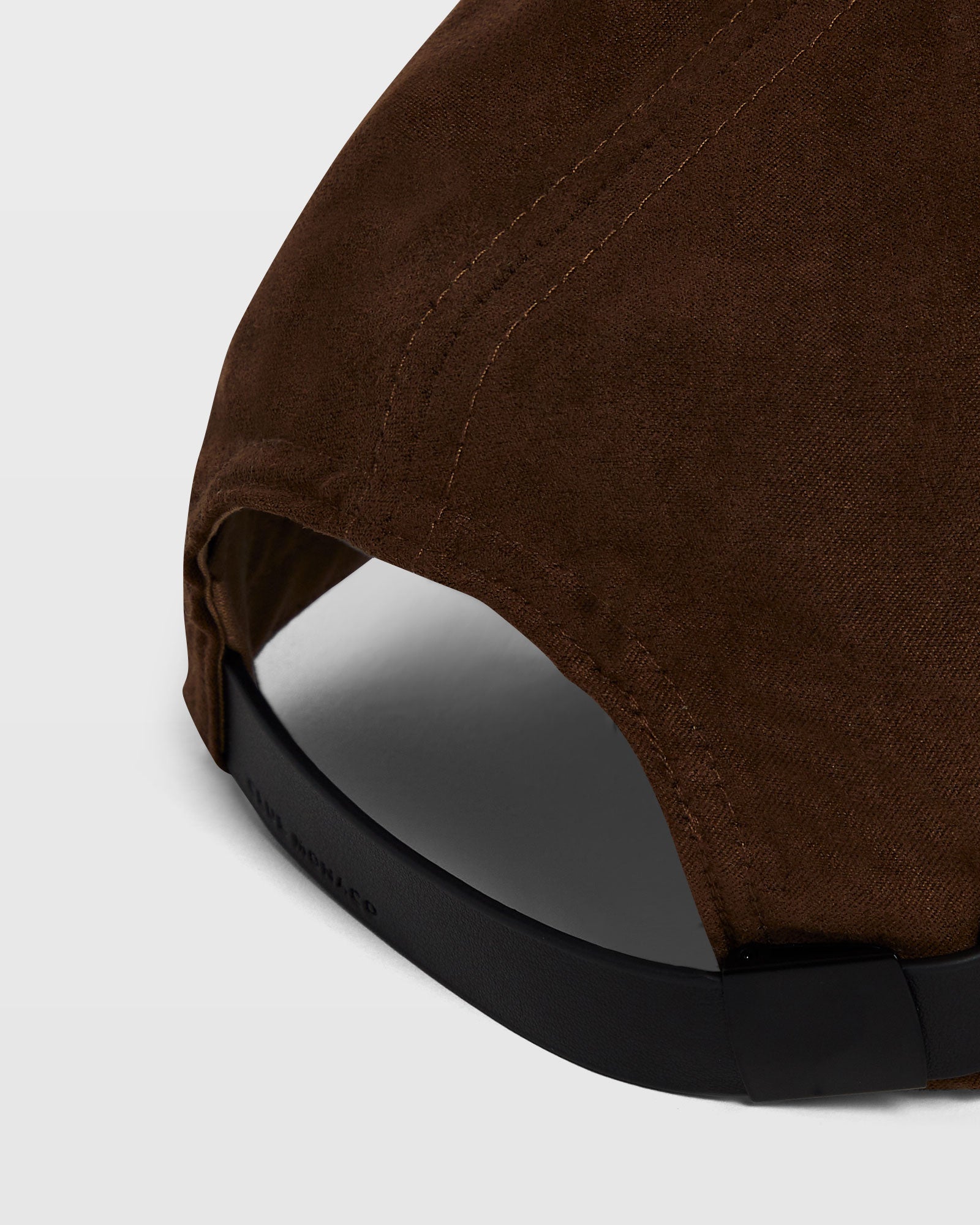 CLUB MONACO - Faux Suede Baseball Cap - Dark Brown