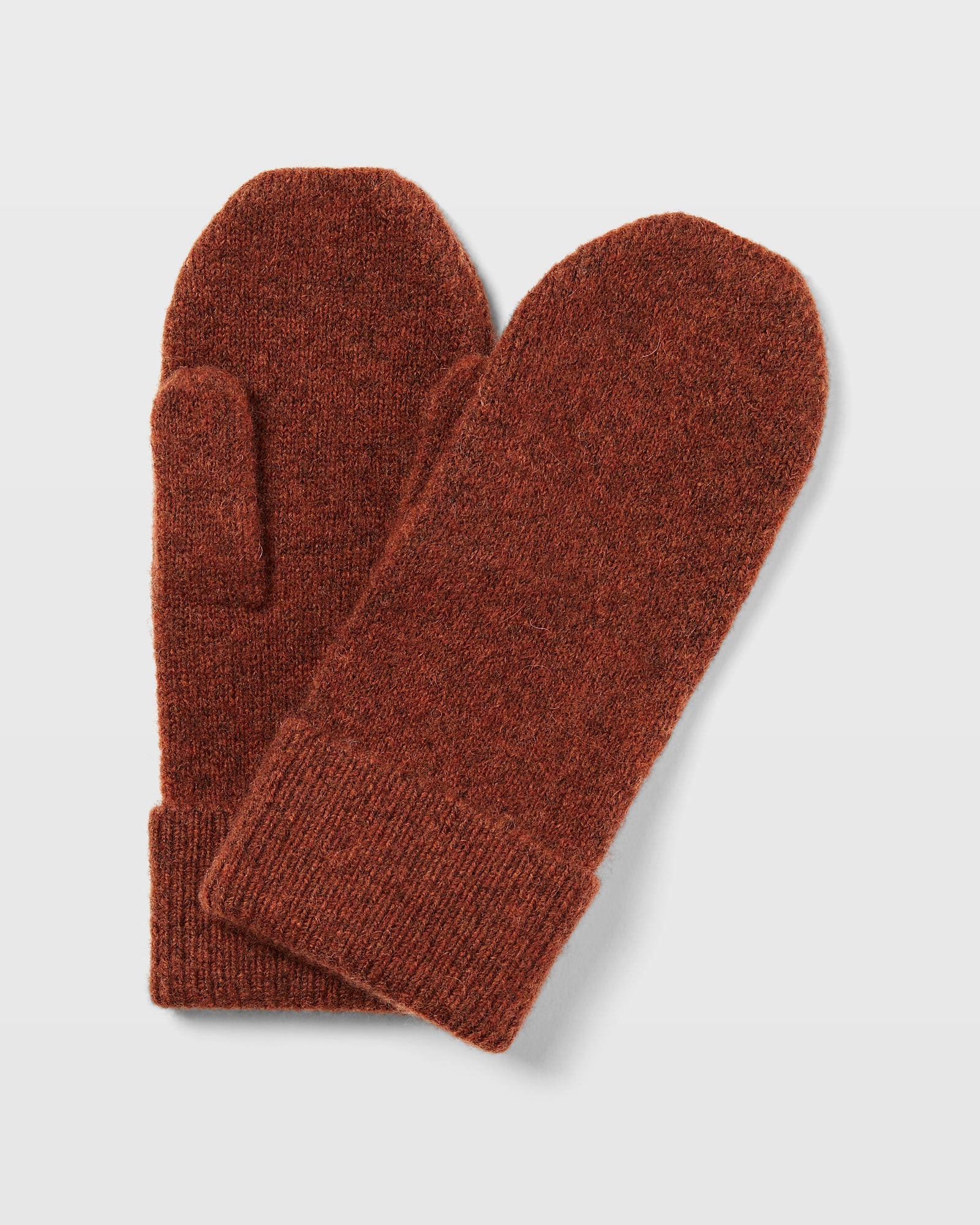 CLUB MONACO - Fuzzy Mittens - Paprika