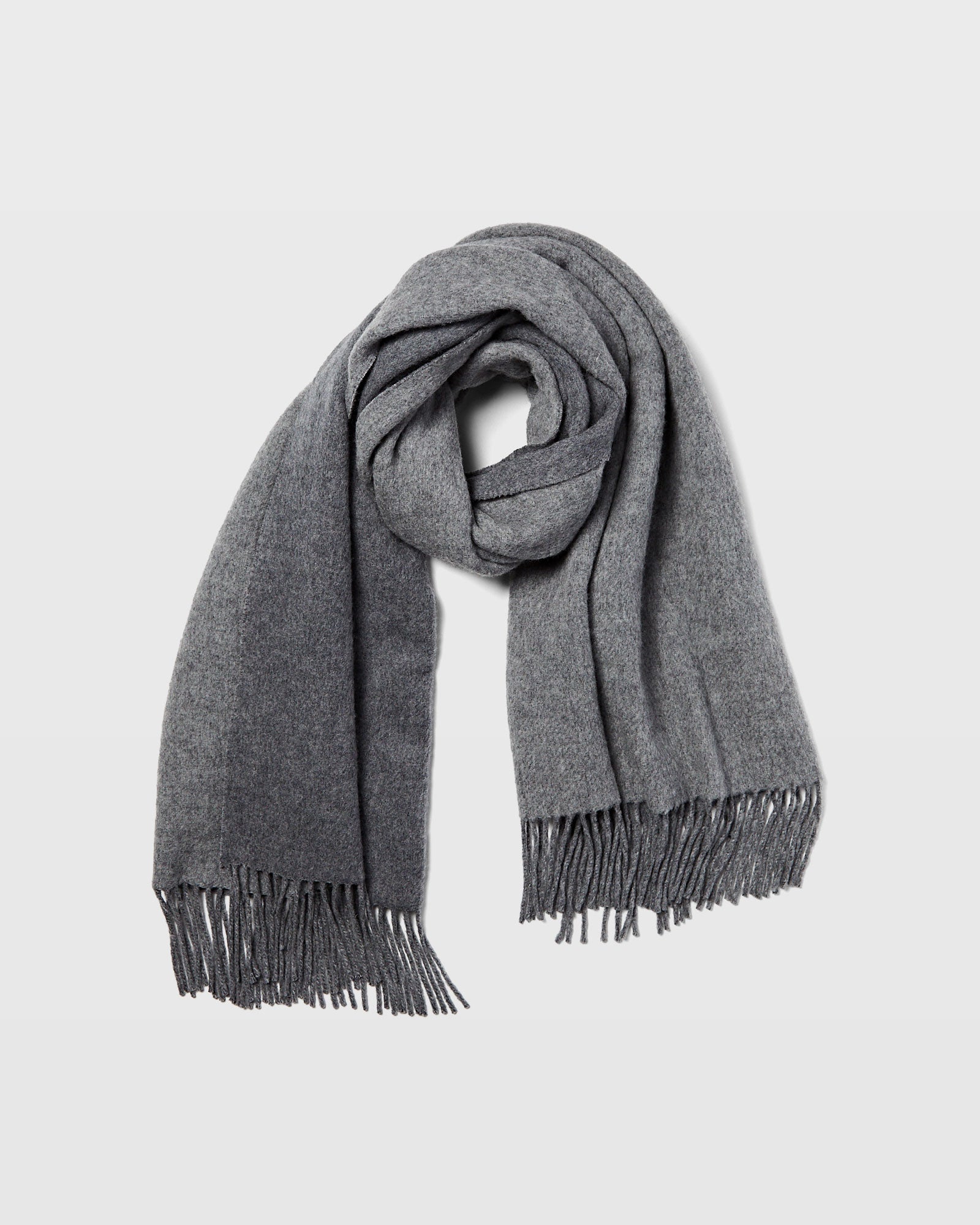 CLUB MONACO - Écharpe double-face - Gris