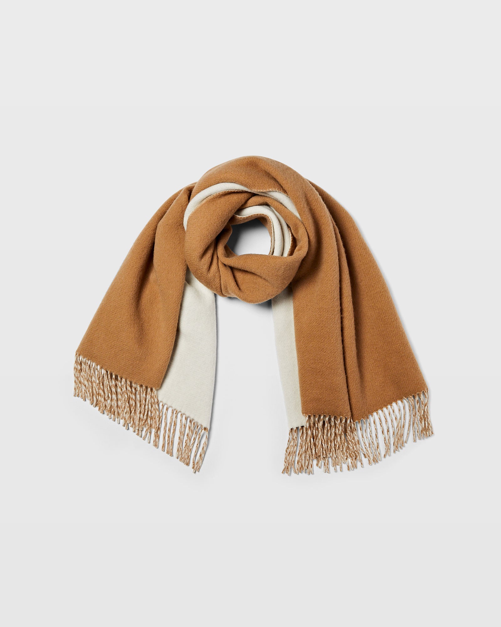 CLUB MONACO - Doubleface Scarf - Camel