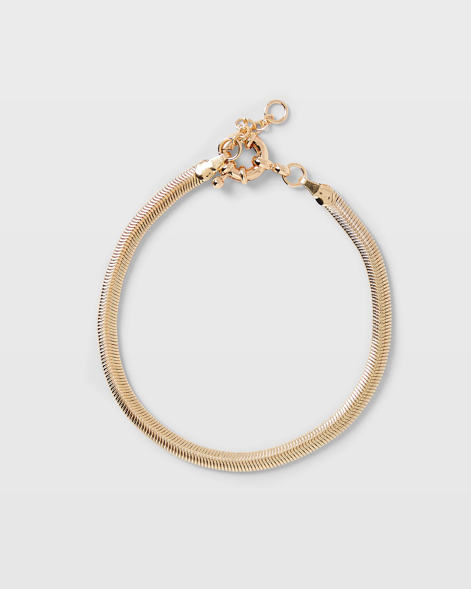 CLUB MONACO - Snake Chain Bracelet - Gold