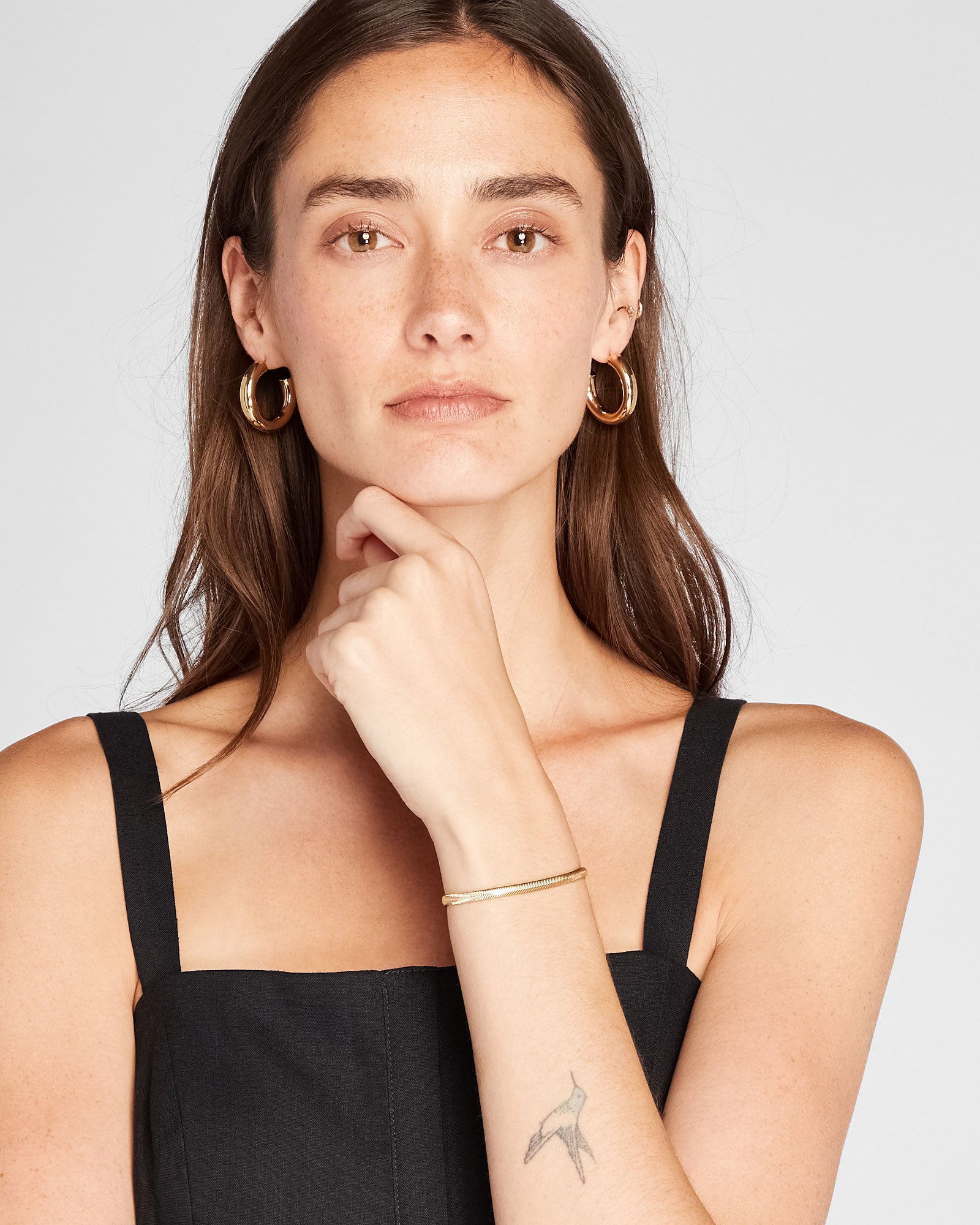 CLUB MONACO - Snake Chain Bracelet - Gold