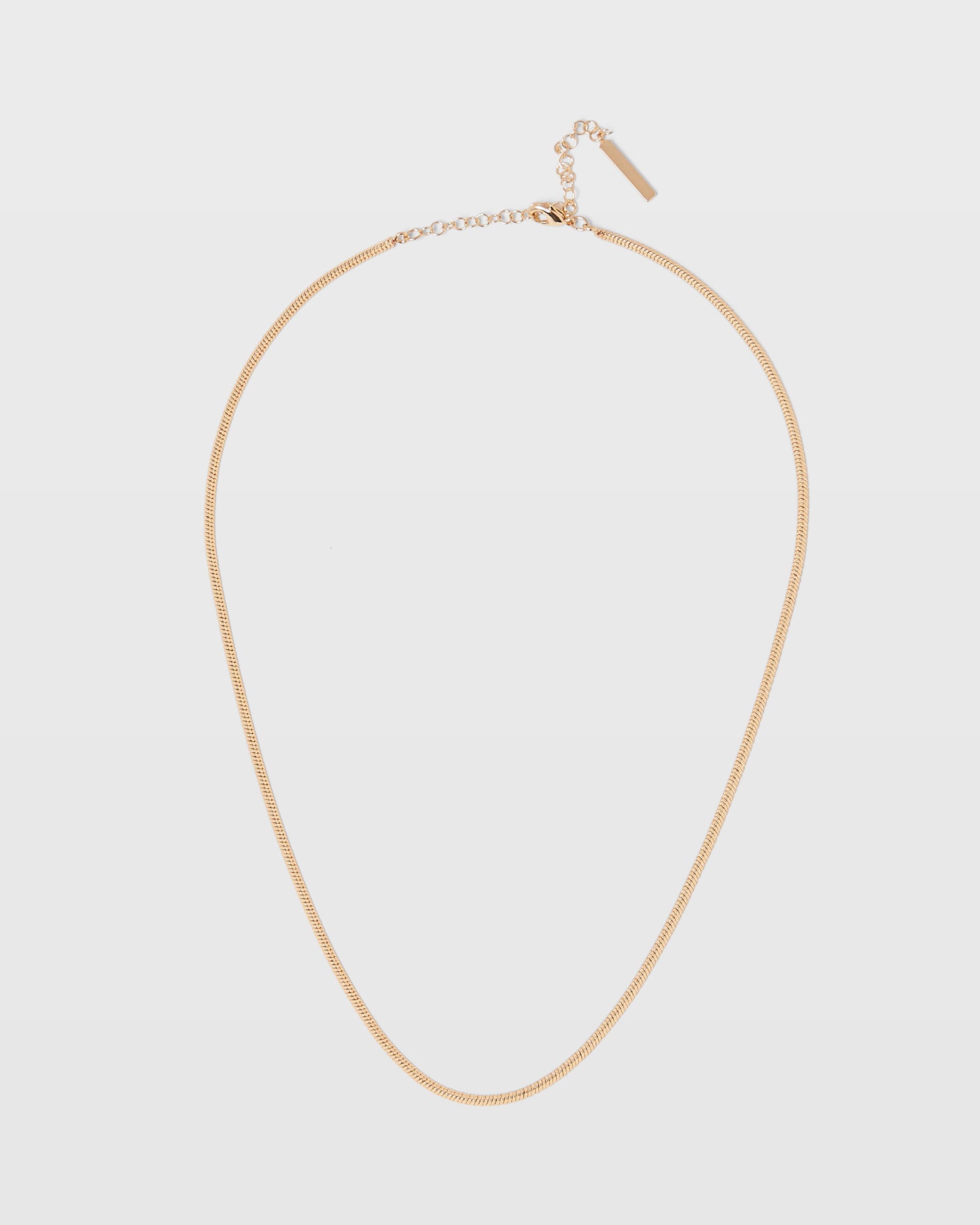 CLUB MONACO - Serefina Slim Snake Chain Necklace - Or