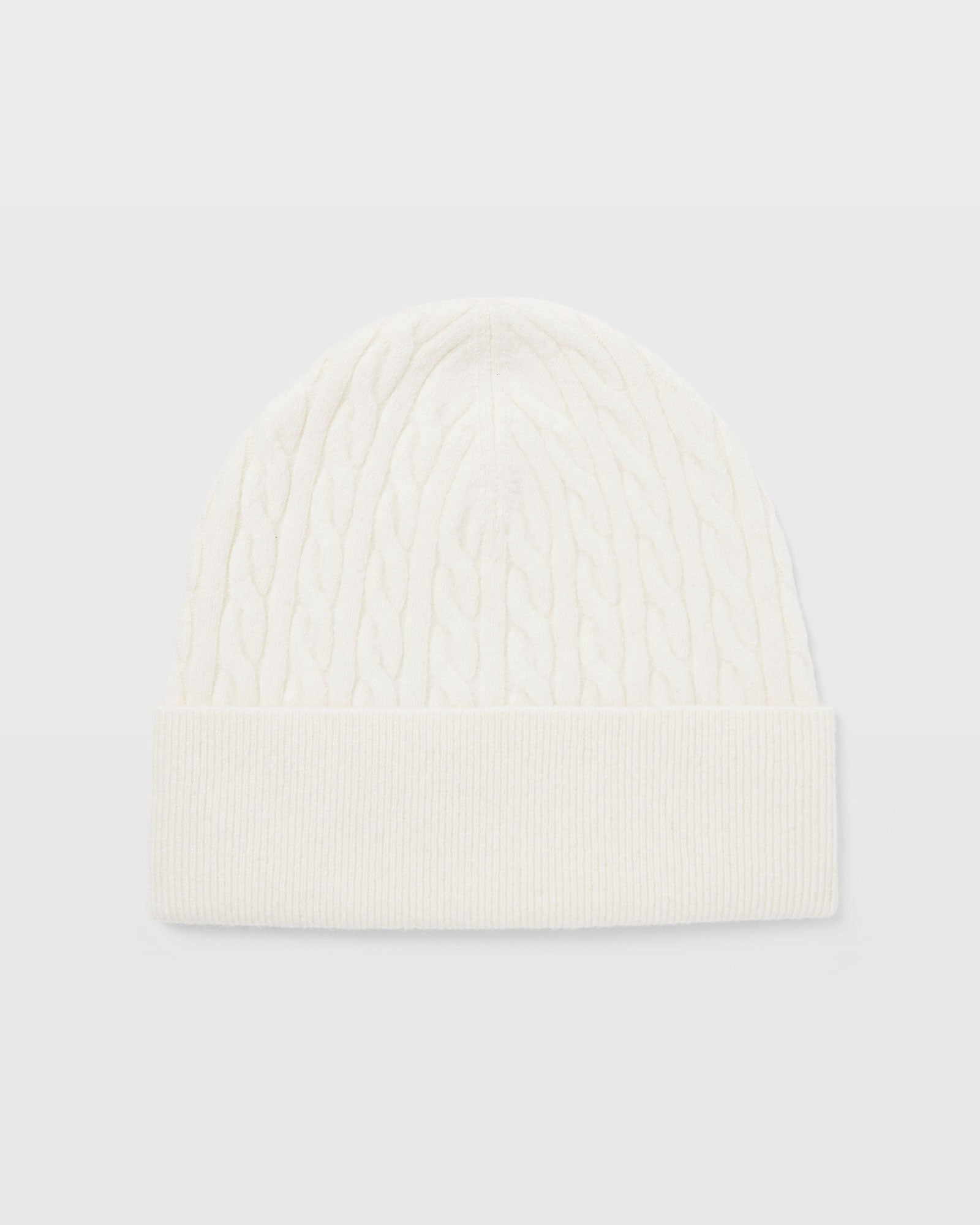 CLUB MONACO - Cable-Knit Cashmere Hat - Off White