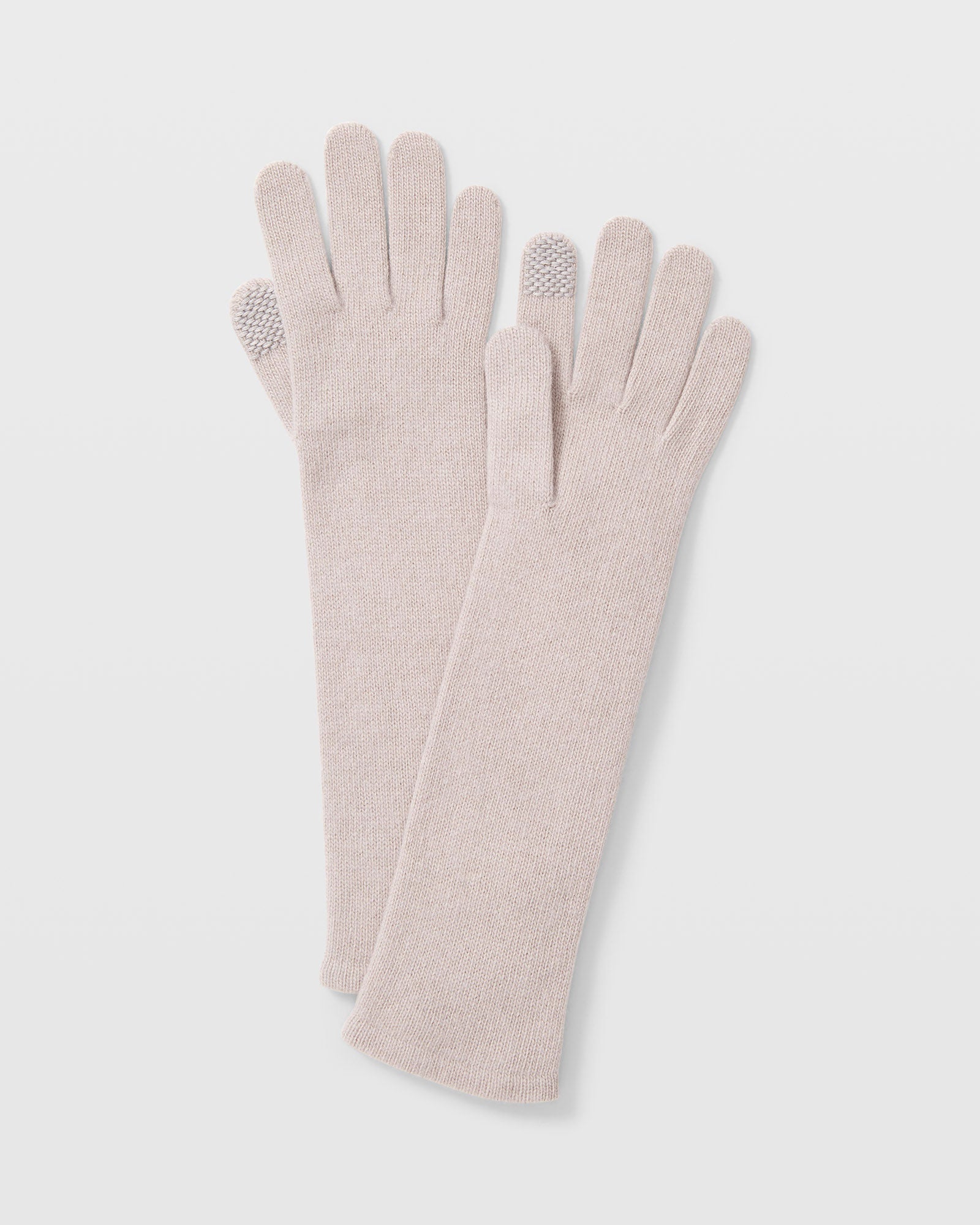 CLUB MONACO - Portolano Long Tech Gloves - Pale Grey