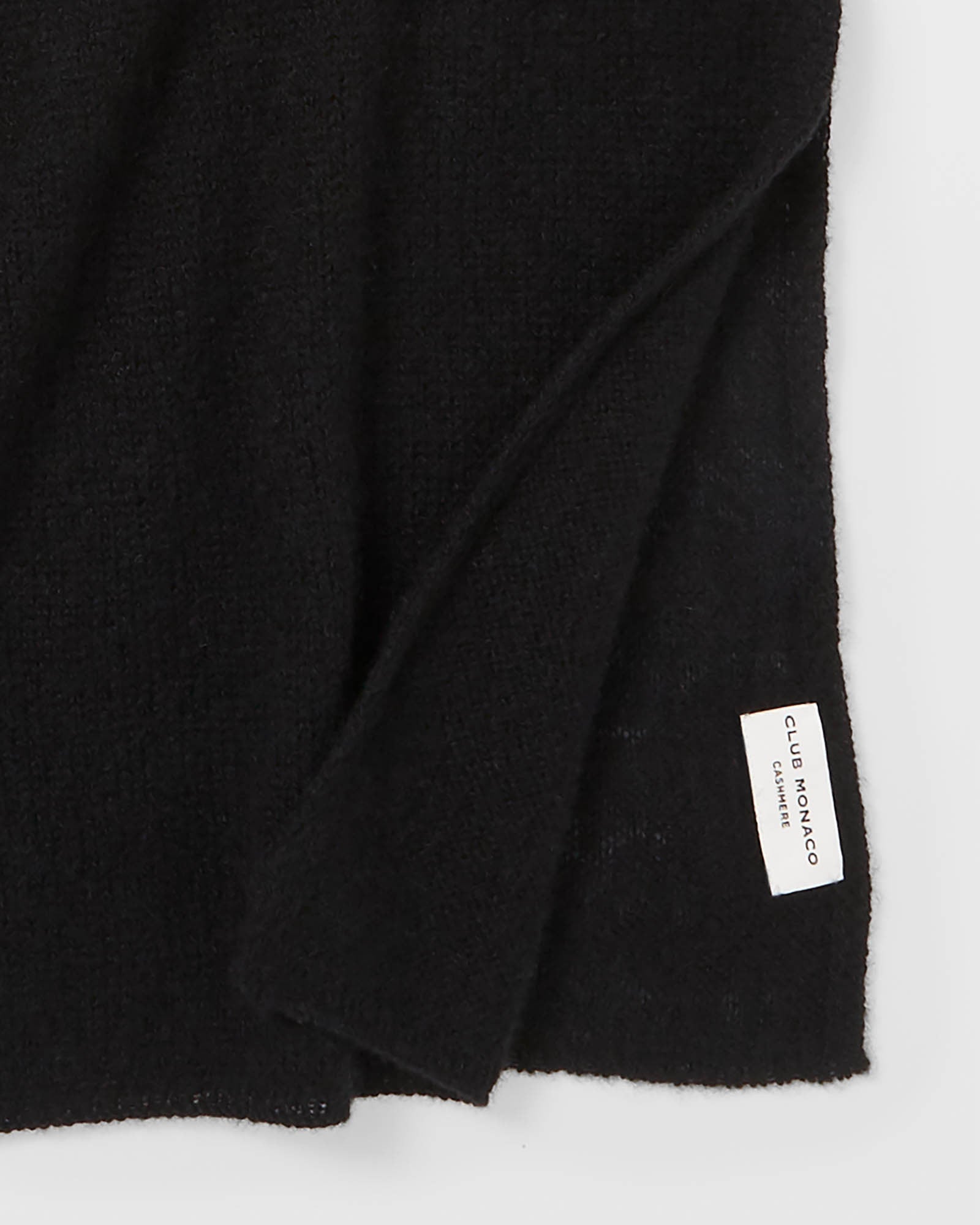 CLUB MONACO - Adele Cashmere Scarf - Black