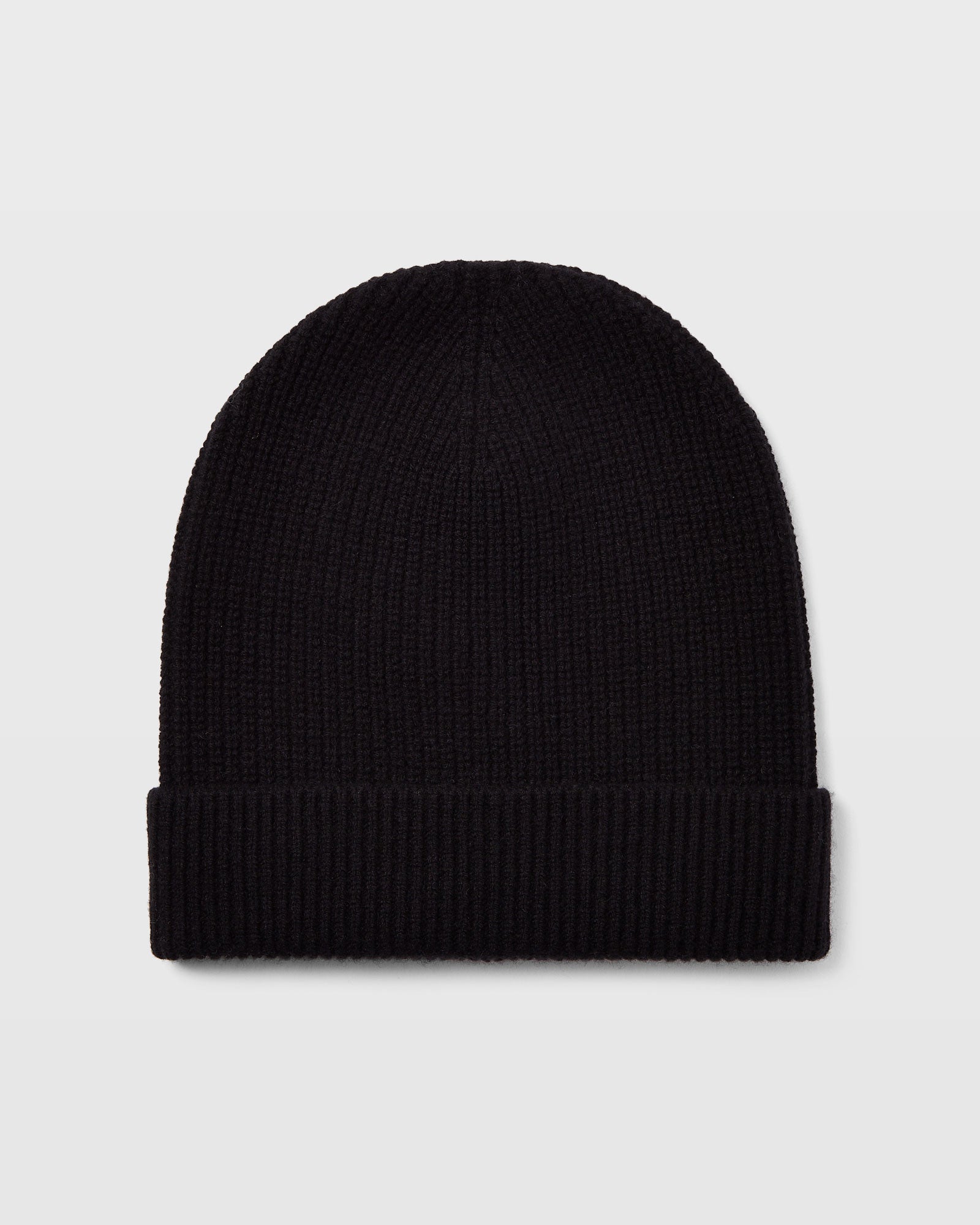 CLUB MONACO - Turnback Rib Hat - Black