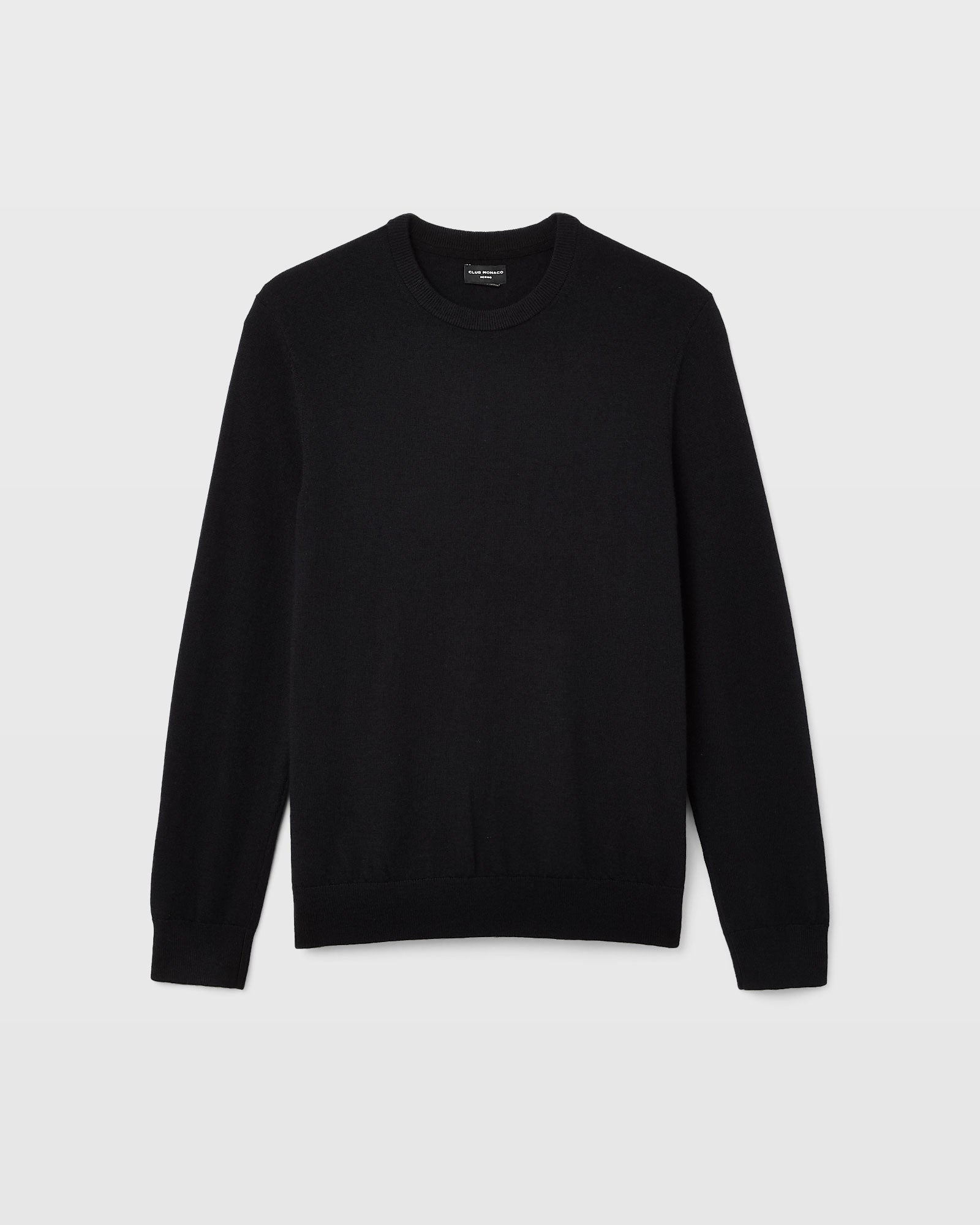 CLUB MONACO - Merino Crewneck - Navy
