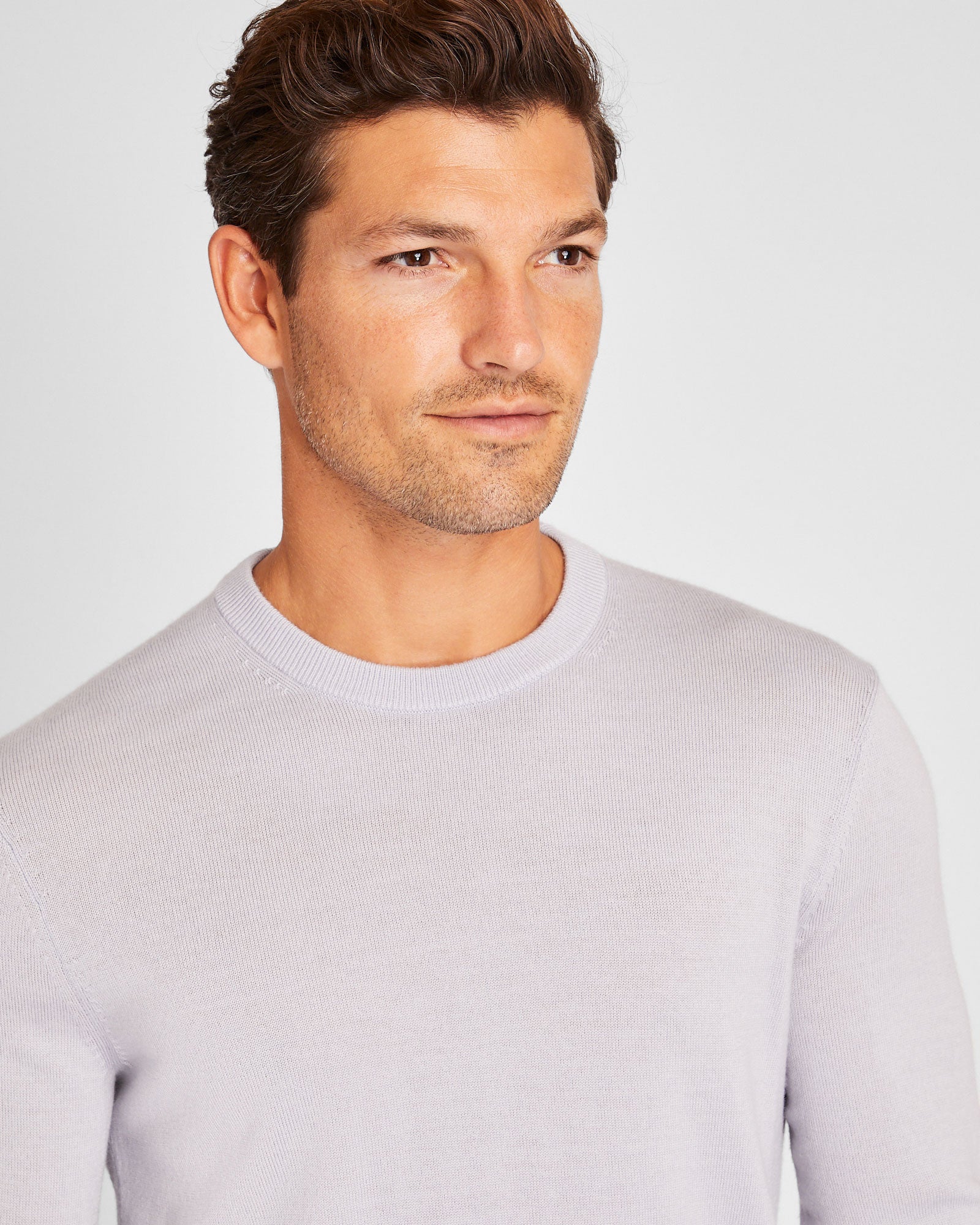 CLUB MONACO - Merino Crewneck - Light Purple