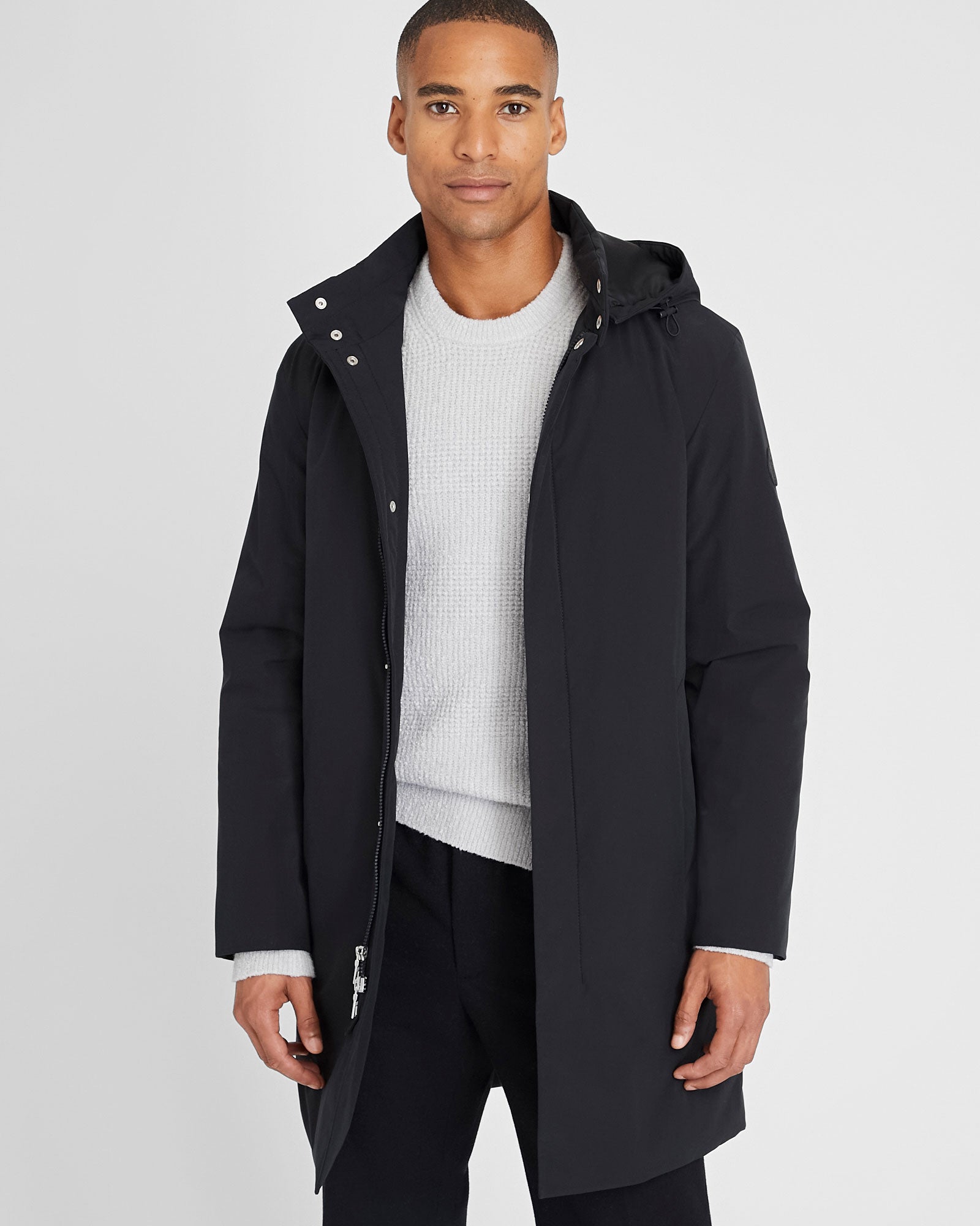 CLUB MONACO - Refined Padded Jacket - Black