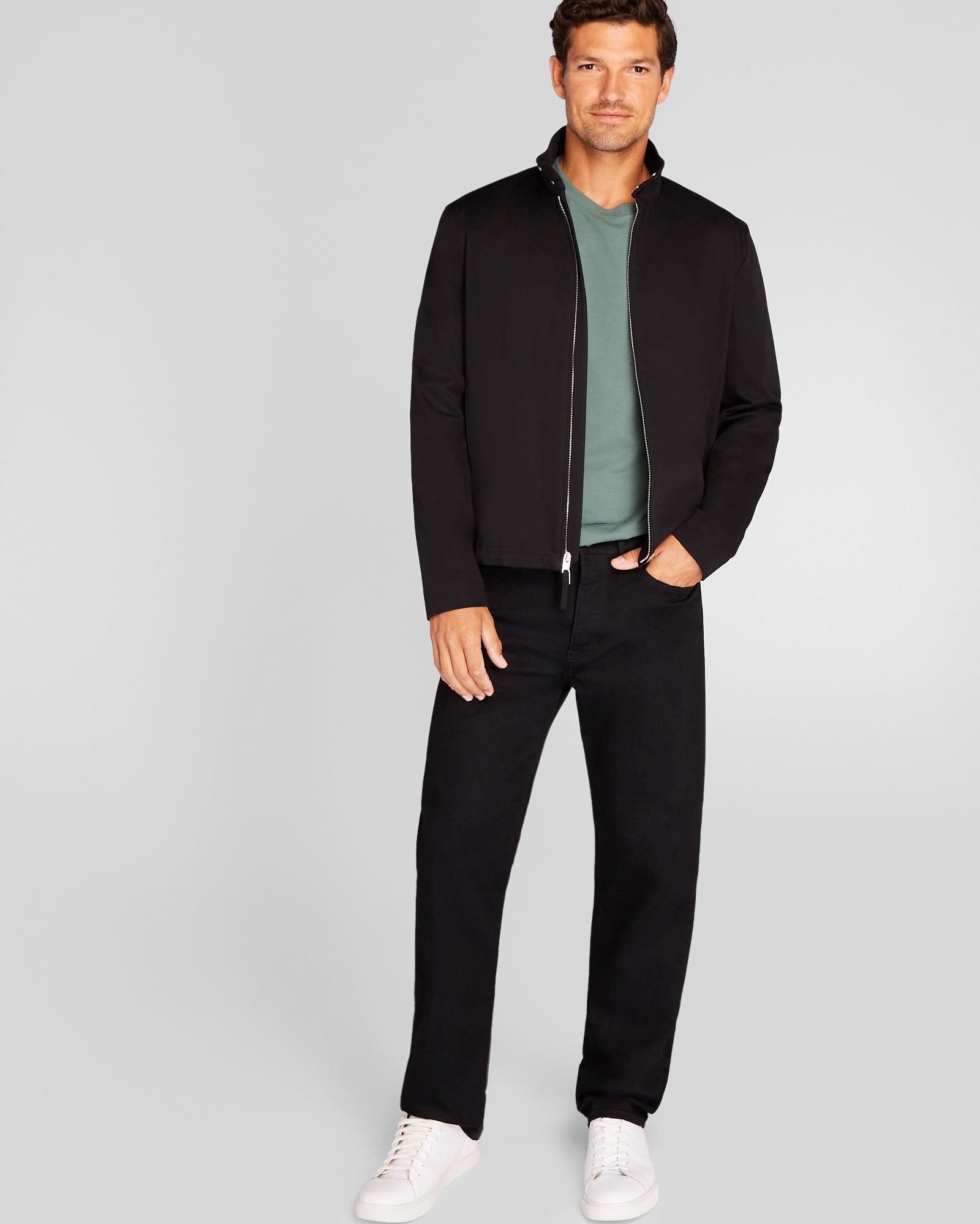 Men's Black Straight Fit Jeans | Club Monaco US Men's Black Straight Fit Jeans | Club Monaco US