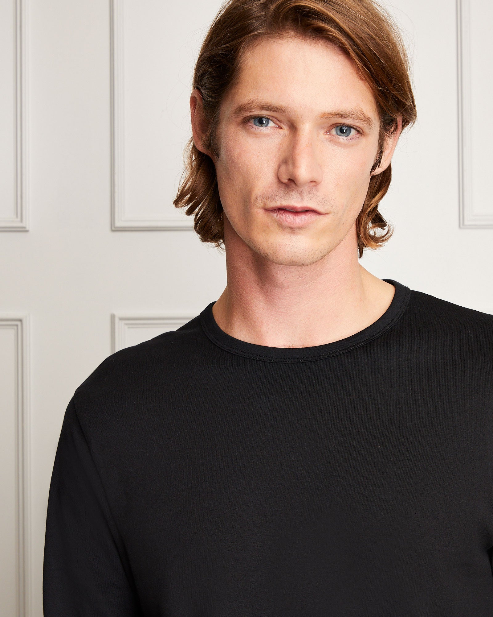 CLUB MONACO - T-shirt japonais à manches longues - Noir