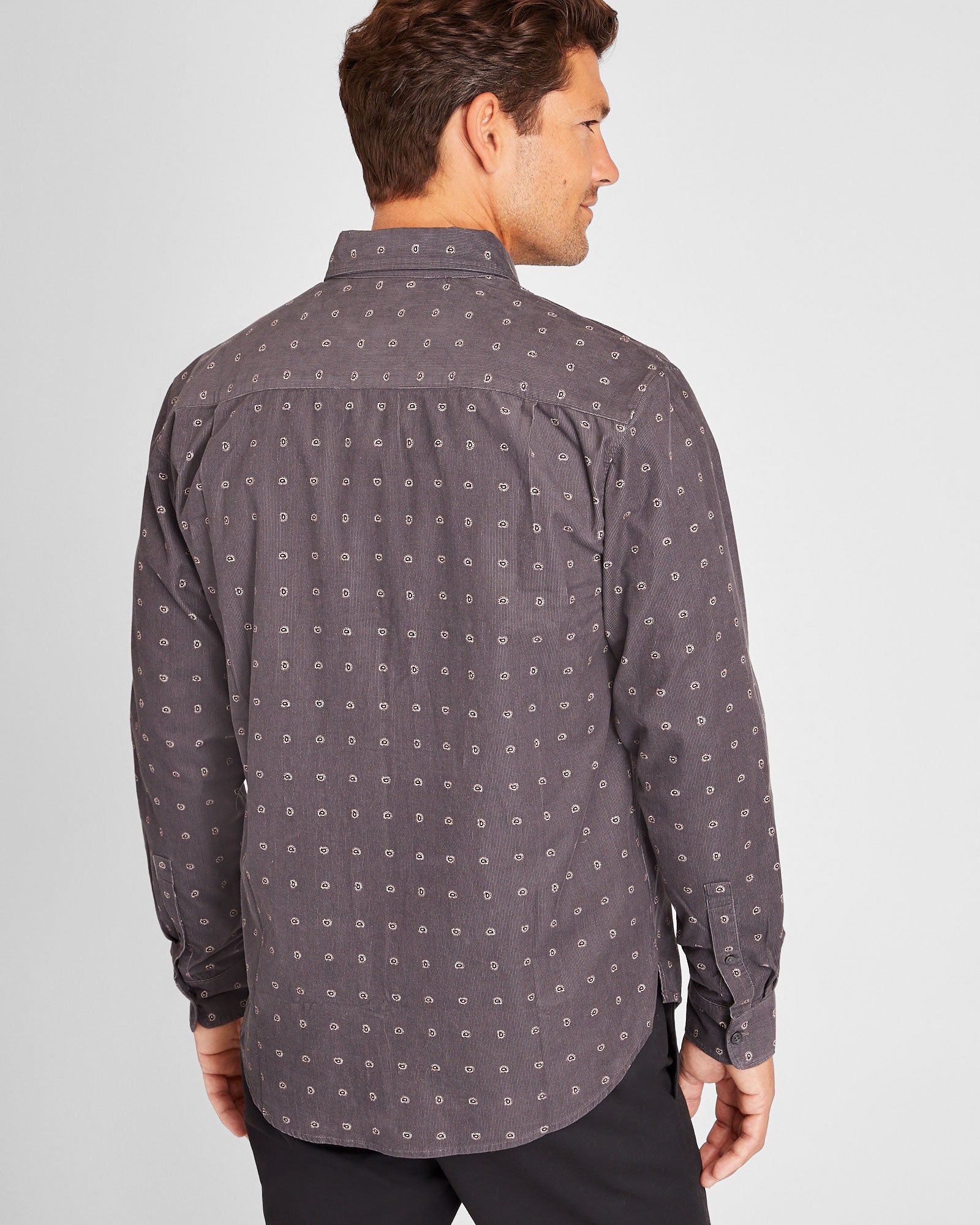 CLUB MONACO - Chemise en velours côtelé imprimée - Multi