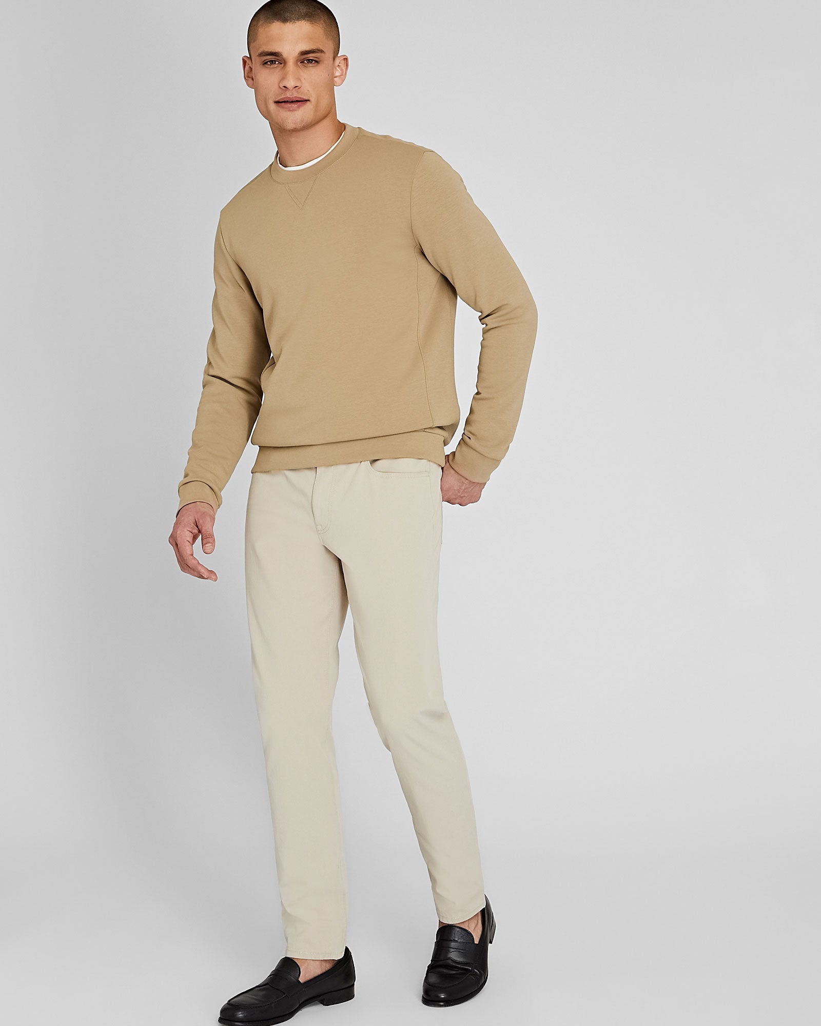 CLUB MONACO - 5 Pocket Connor Tech Pant - Khaki