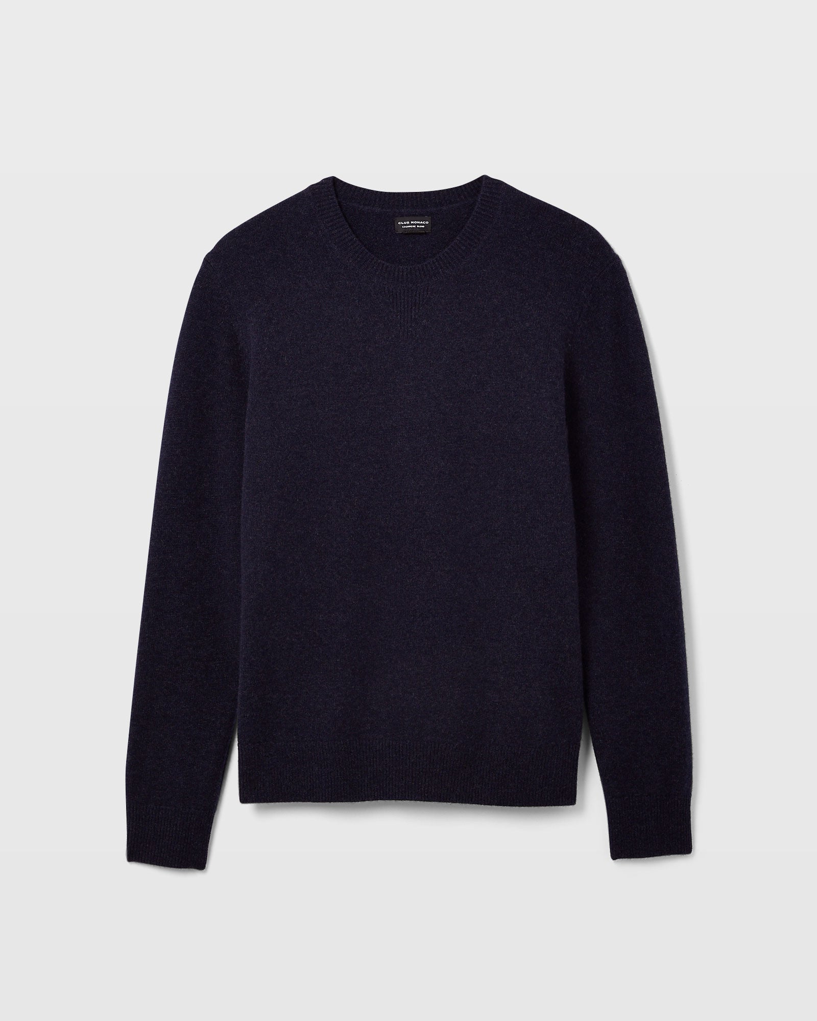 CLUB MONACO - Cashmere Blend Crewneck - Navy Mix