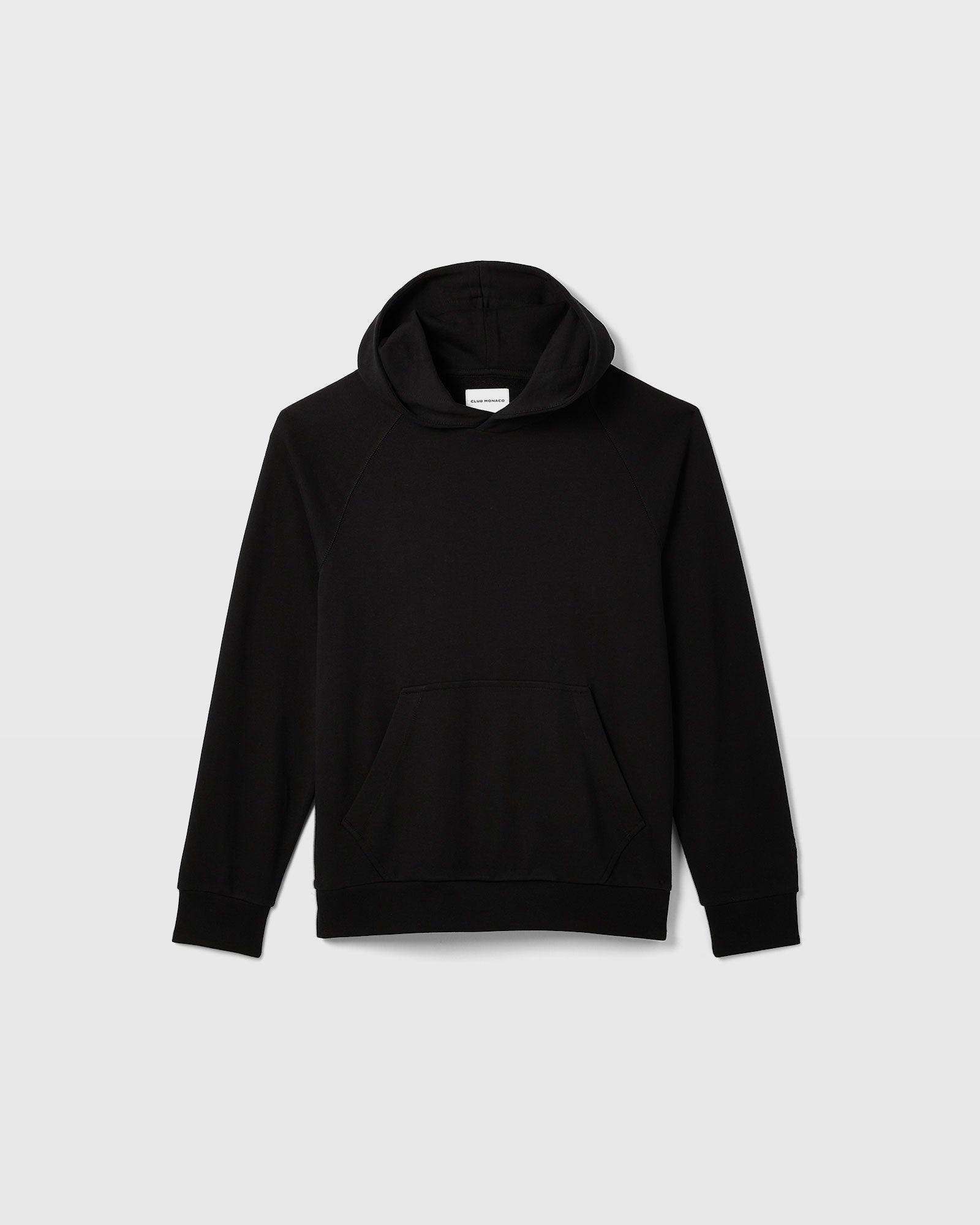 CLUB MONACO - Essential Cotton Blend Hoodie - Black