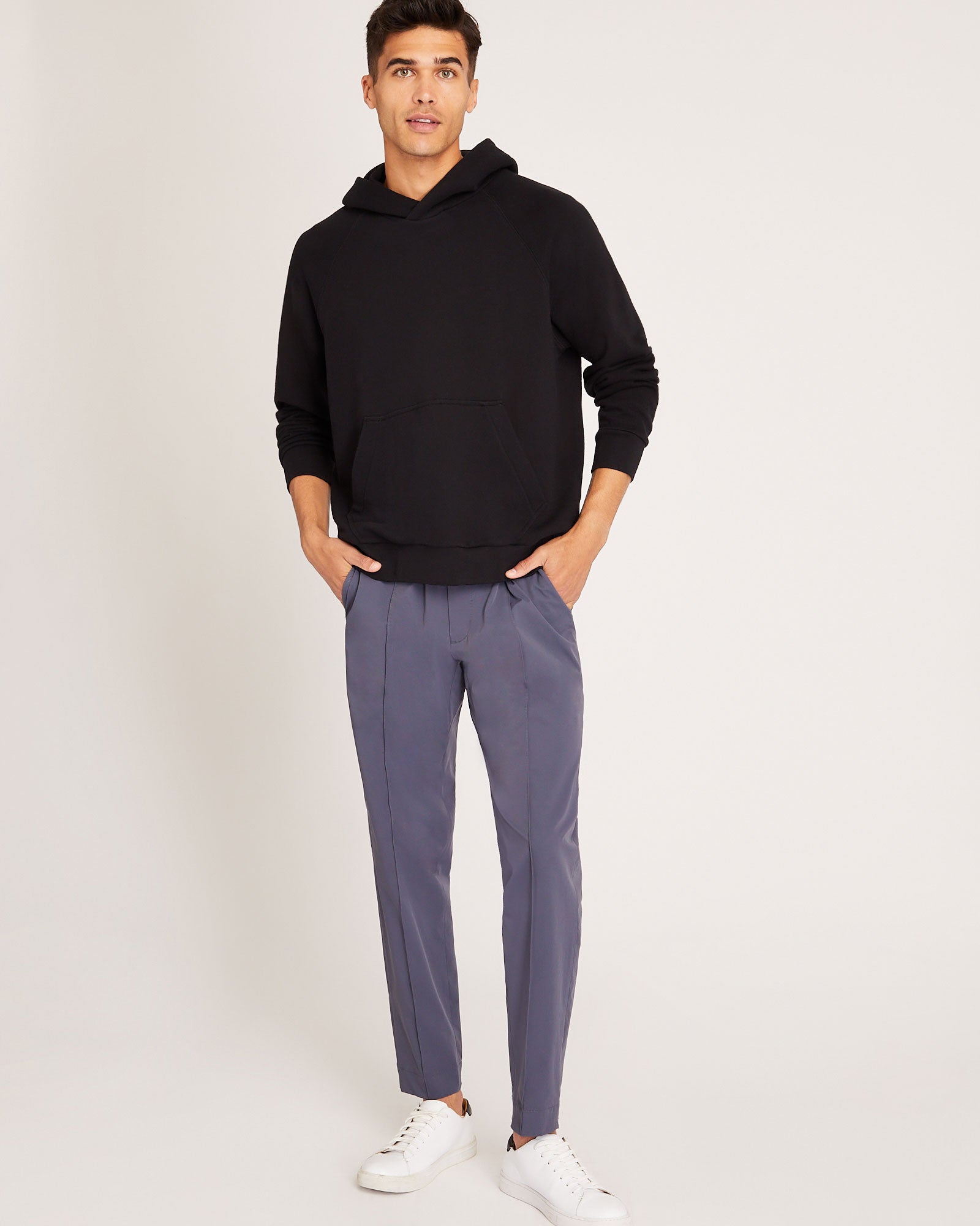 CLUB MONACO - Classic Cotton Terry Hoodie - Black