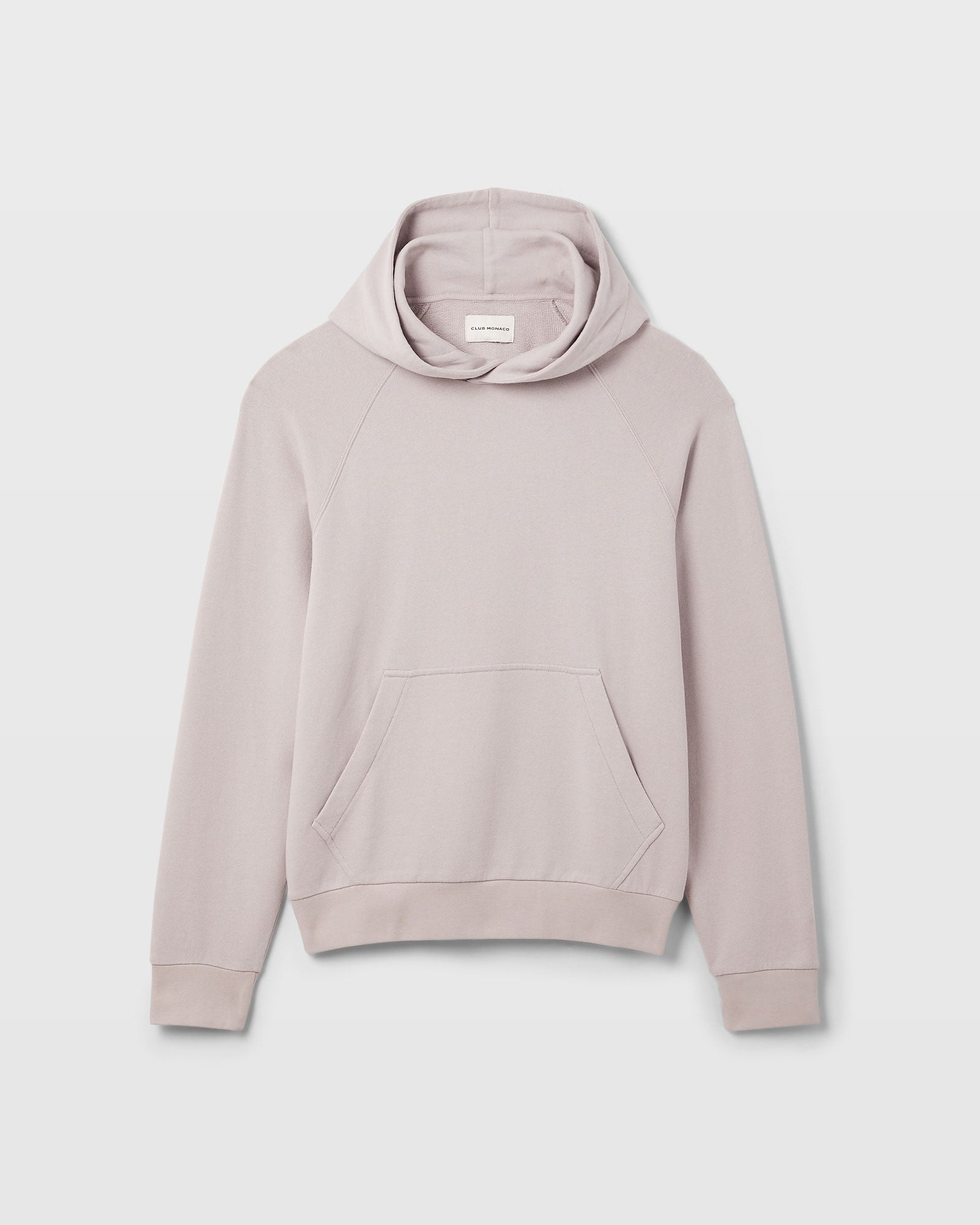 CLUB MONACO - Chandail à capuche en tissu éponge - Violet clair