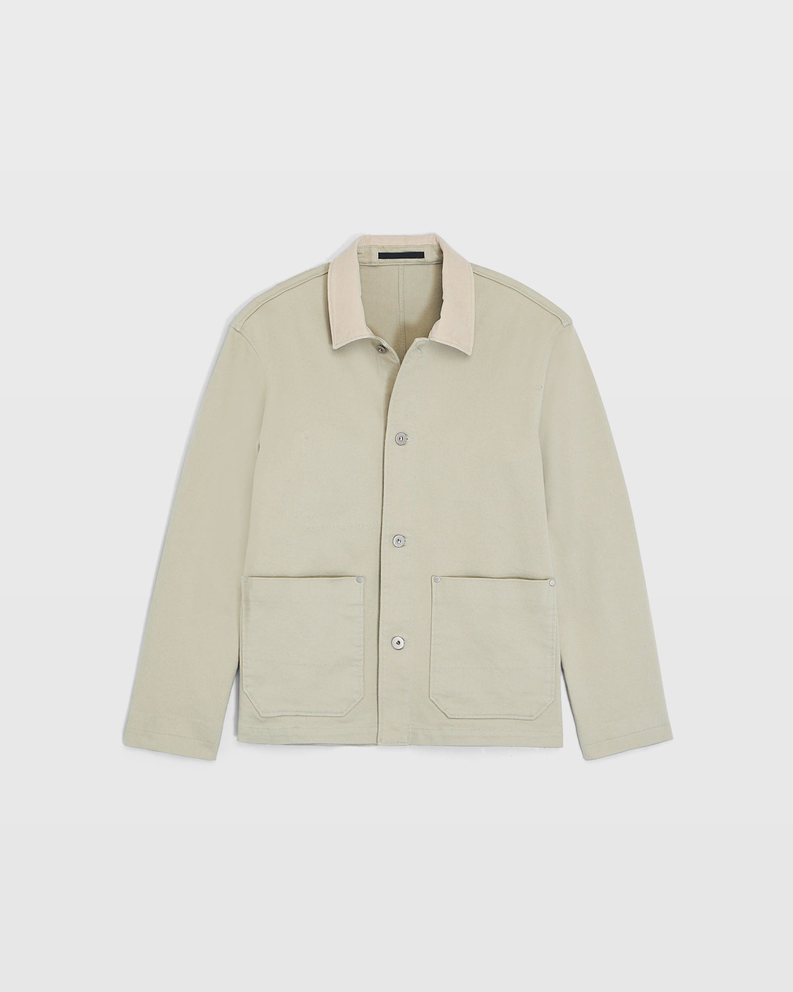 CLUB MONACO - Cord Collar Jacket - Khaki