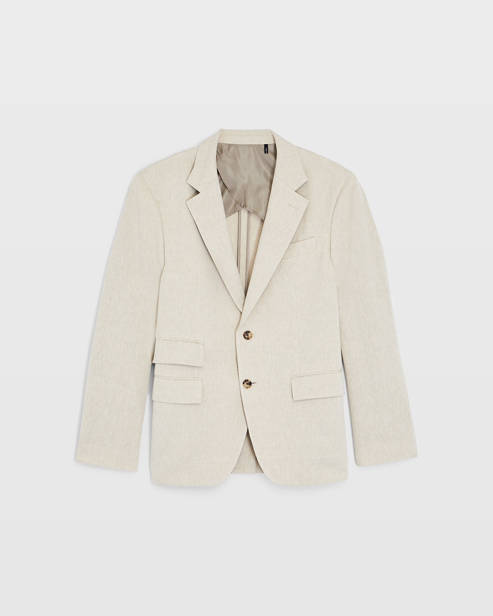 CLUB MONACO - Italian Silk Linen Suit Blazer - Khaki