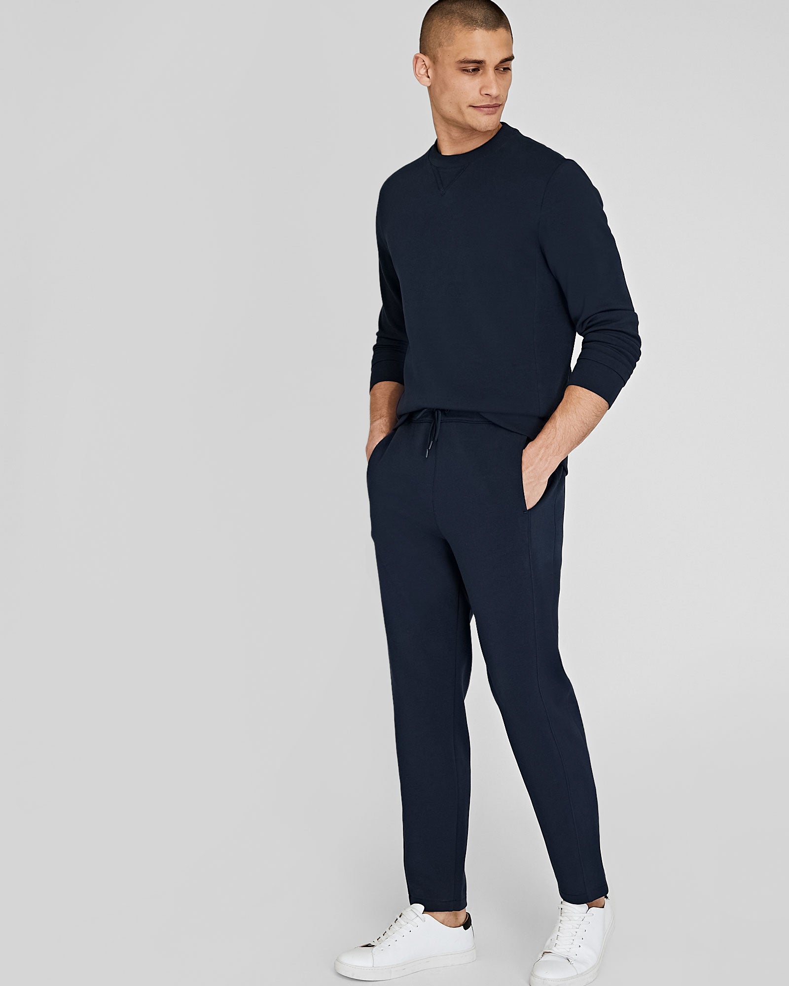 CLUB MONACO - Scuba Lounge Pant - Dark Navy
