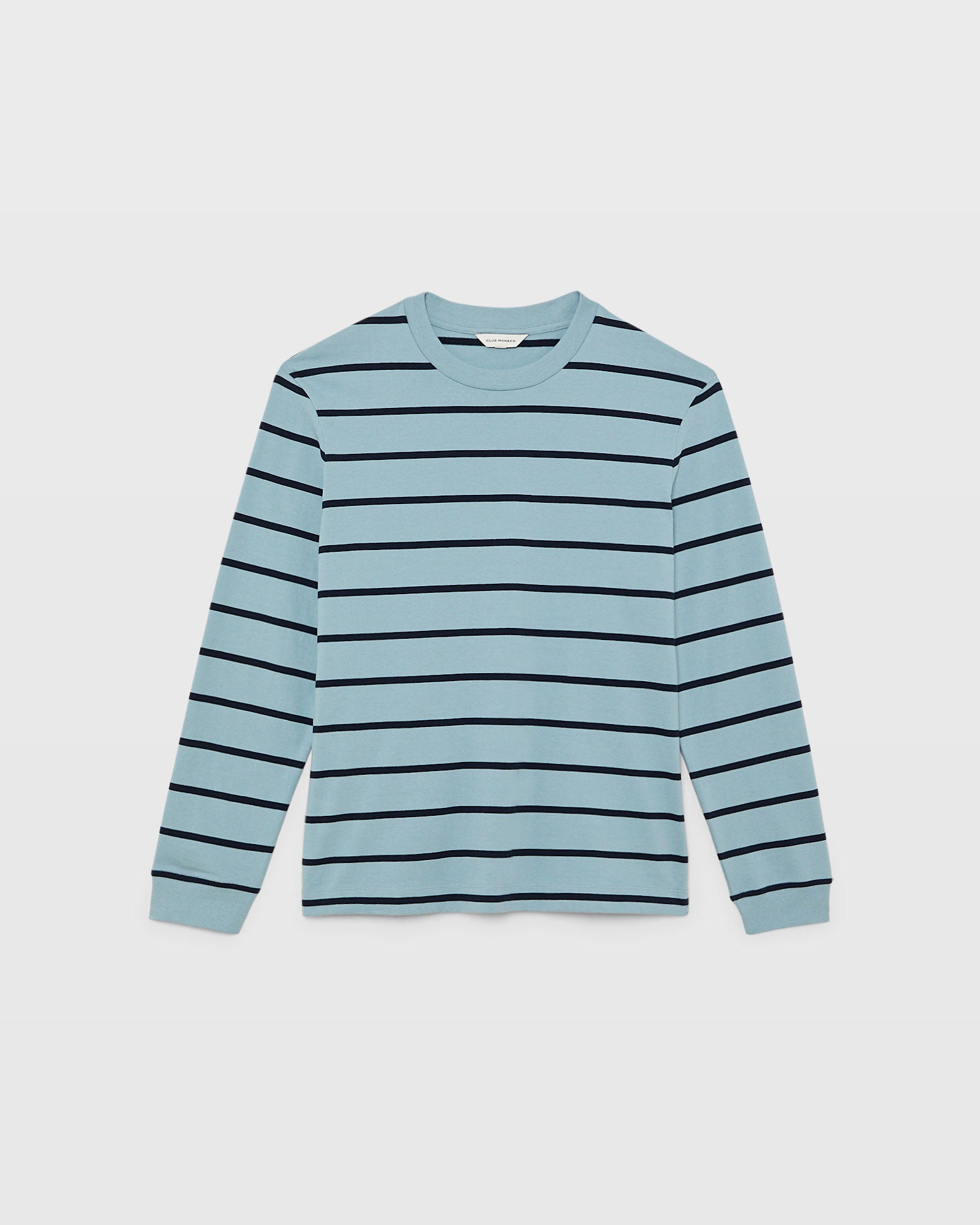 CLUB MONACO - T-shirt à manches longues rayé - Rayure Bleue