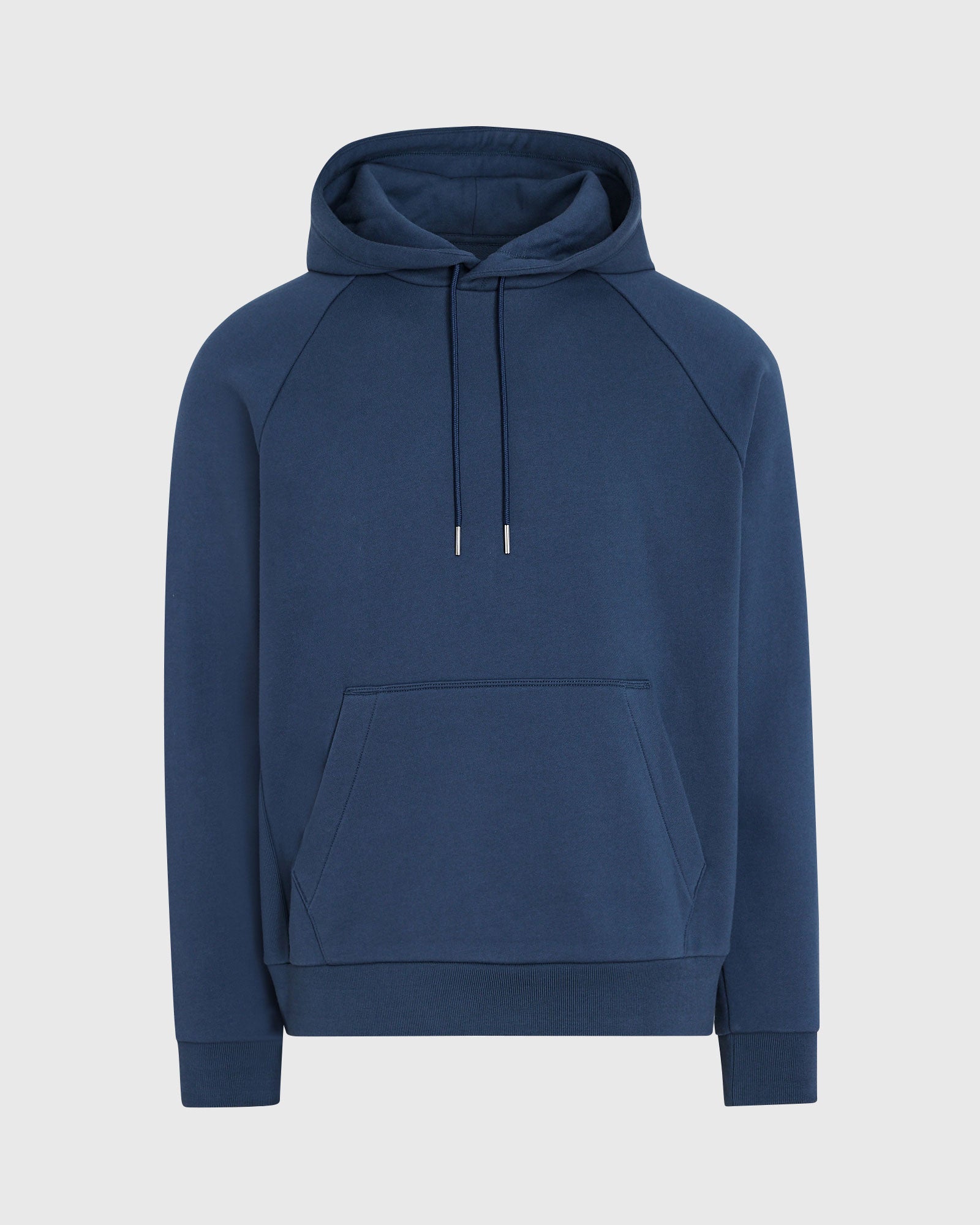 CLUB MONACO - Relaxed Classic Terry Hoodie - Denim