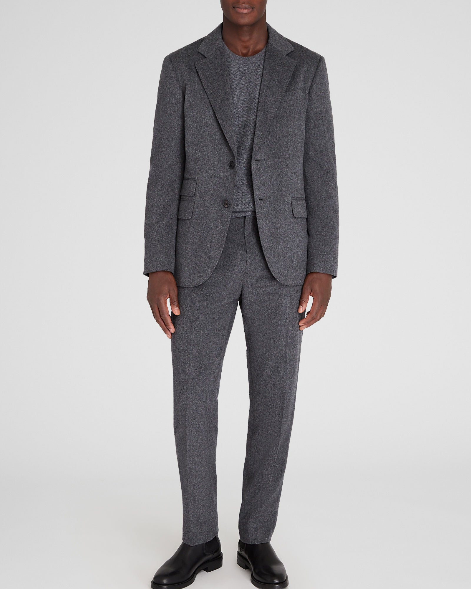 CLUB MONACO - Cashmere Blend Suit Jacket - Dark Grey