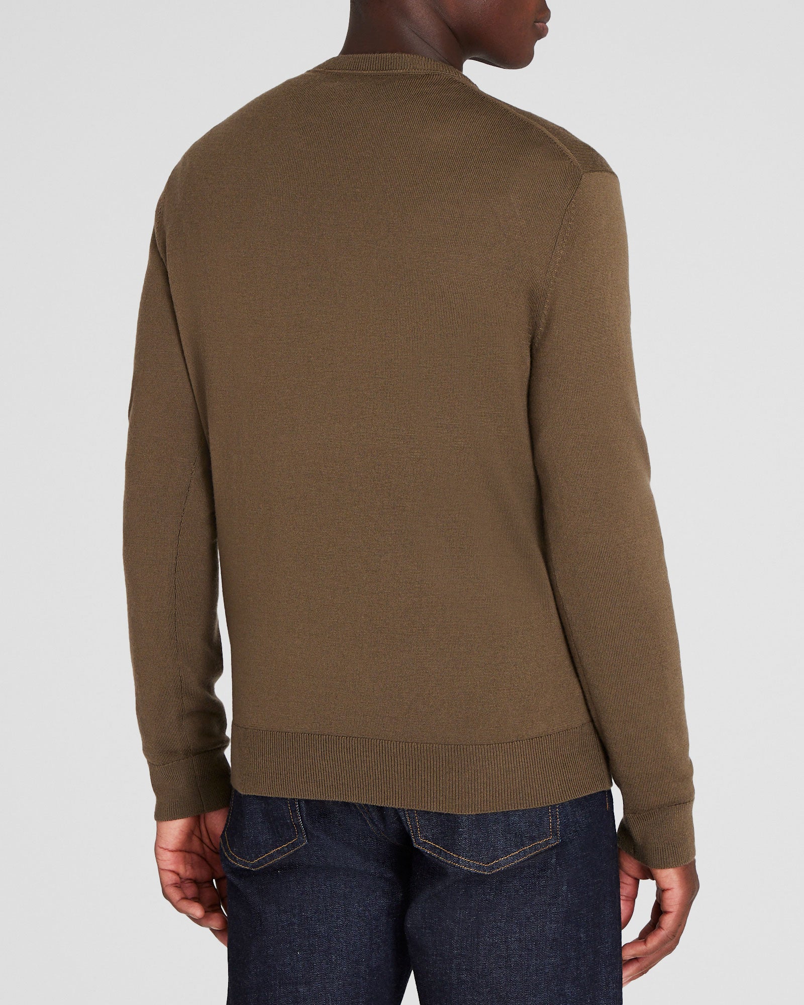 CLUB MONACO - Merino Crewneck - Taupe