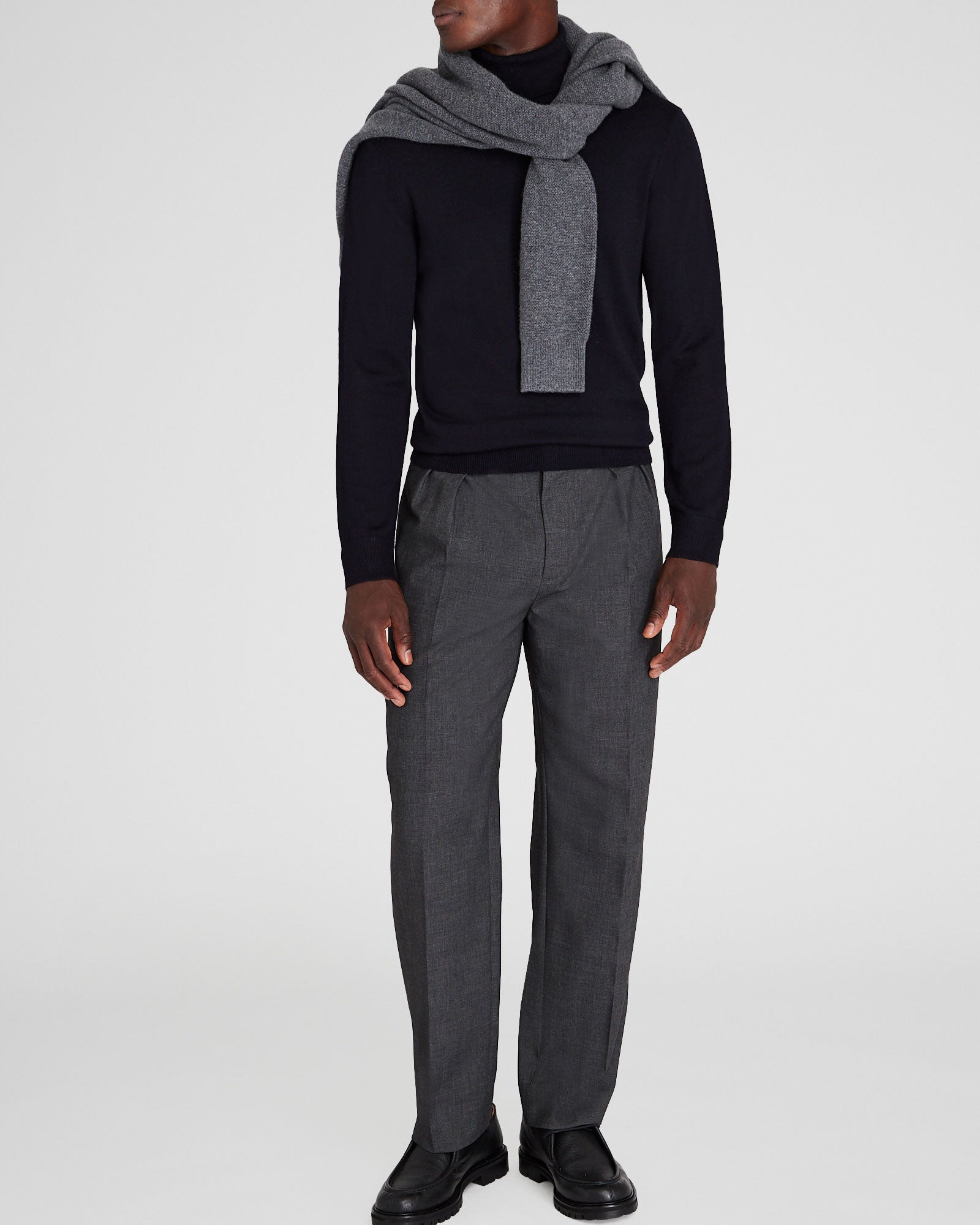 CLUB MONACO - Merino Turtleneck - Navy