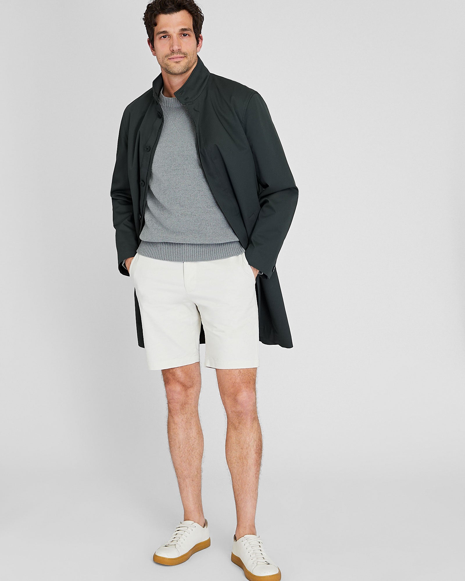 CLUB MONACO - Maddox 9" Shorts - Khaki Stone