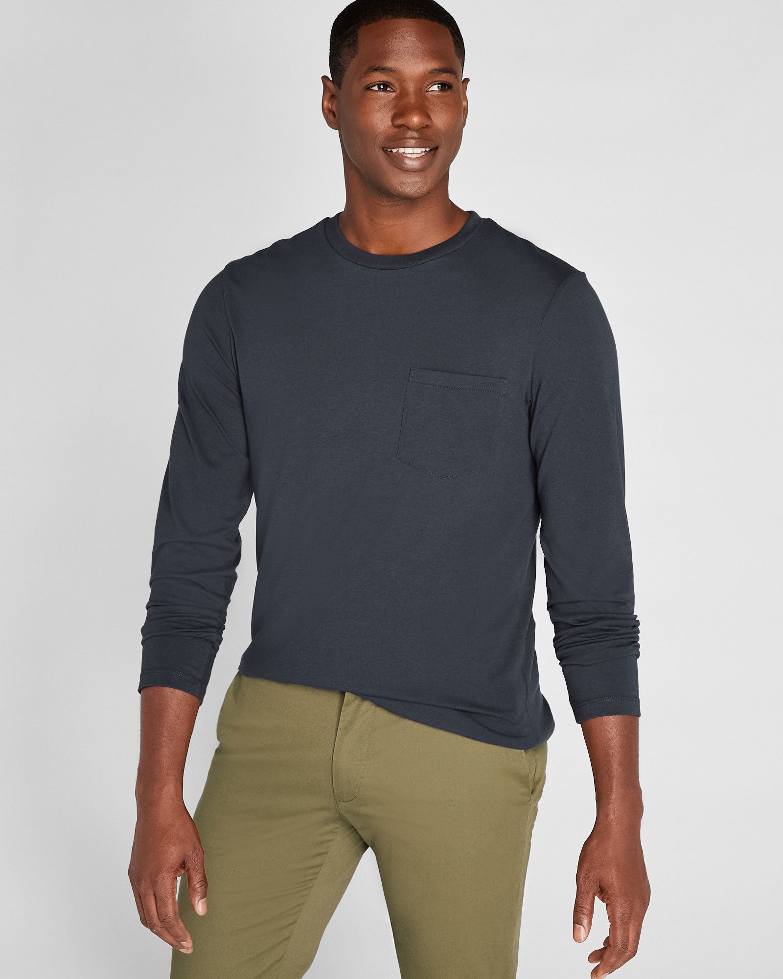 CLUB MONACO - T-shirt Williams à manches longues - Éclipse