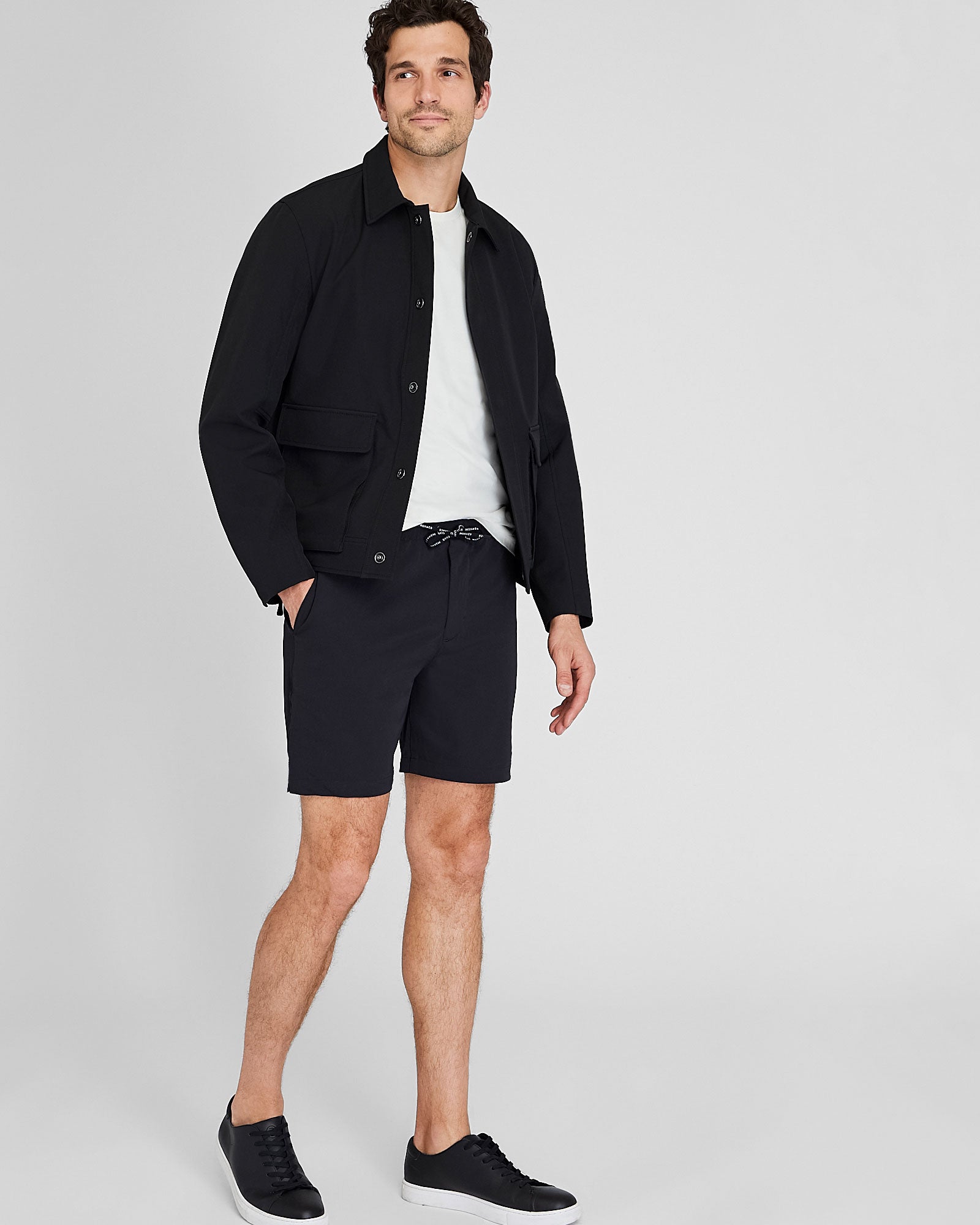 CLUB MONACO - Short de sport - Noir