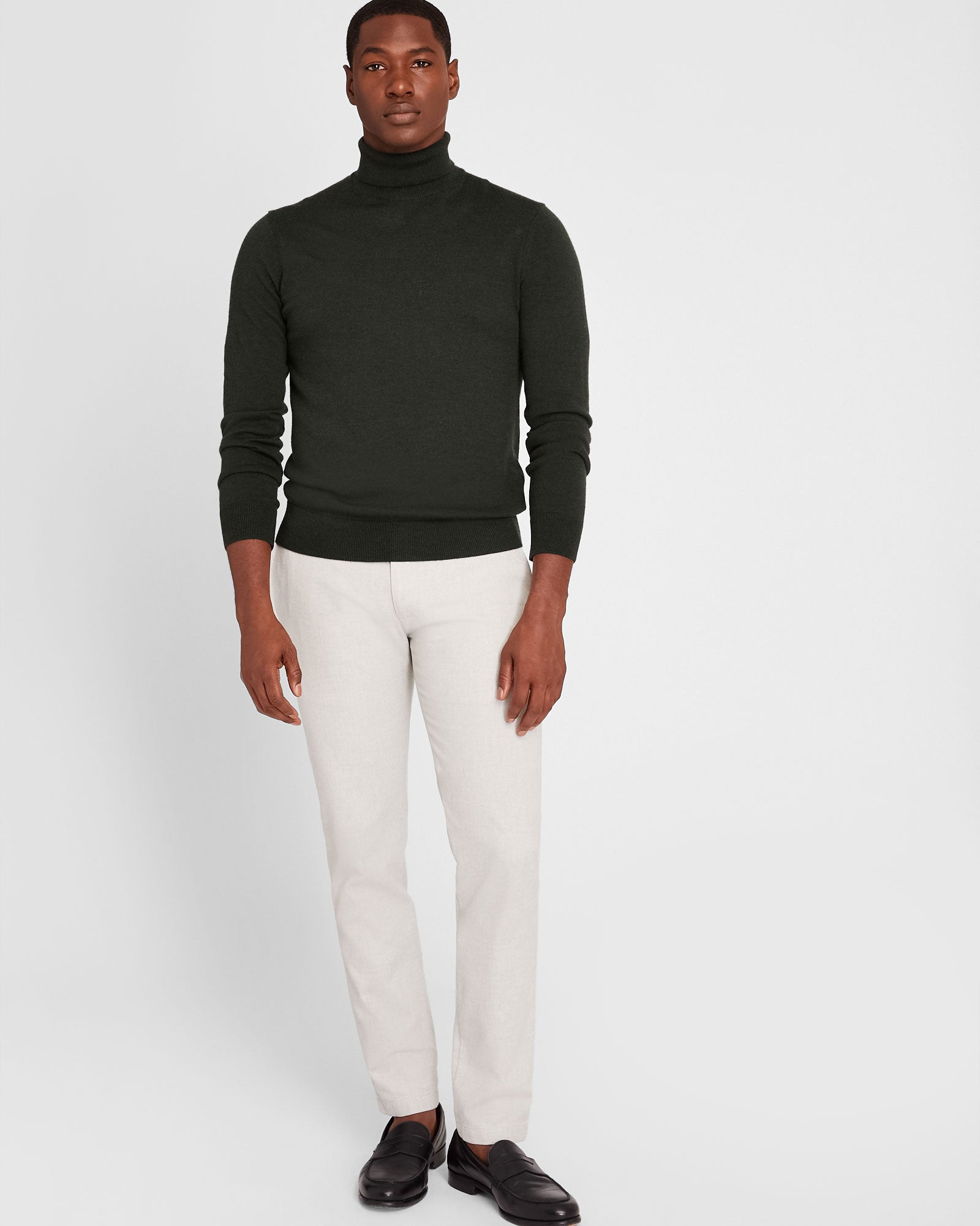 CLUB MONACO - Pantalon chiné Connor - Mélange Gris