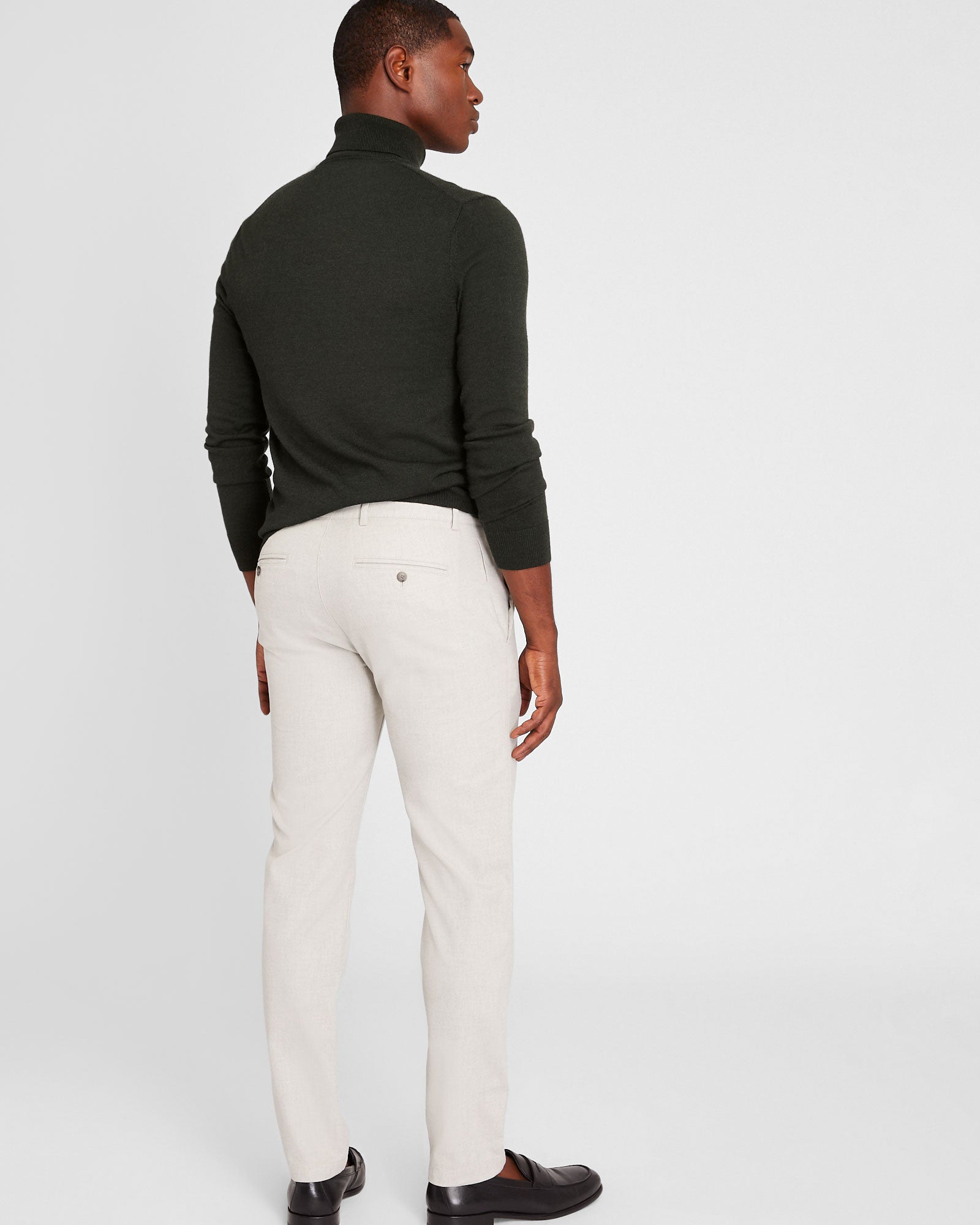 CLUB MONACO - Pantalon chiné Connor - Mélange Gris