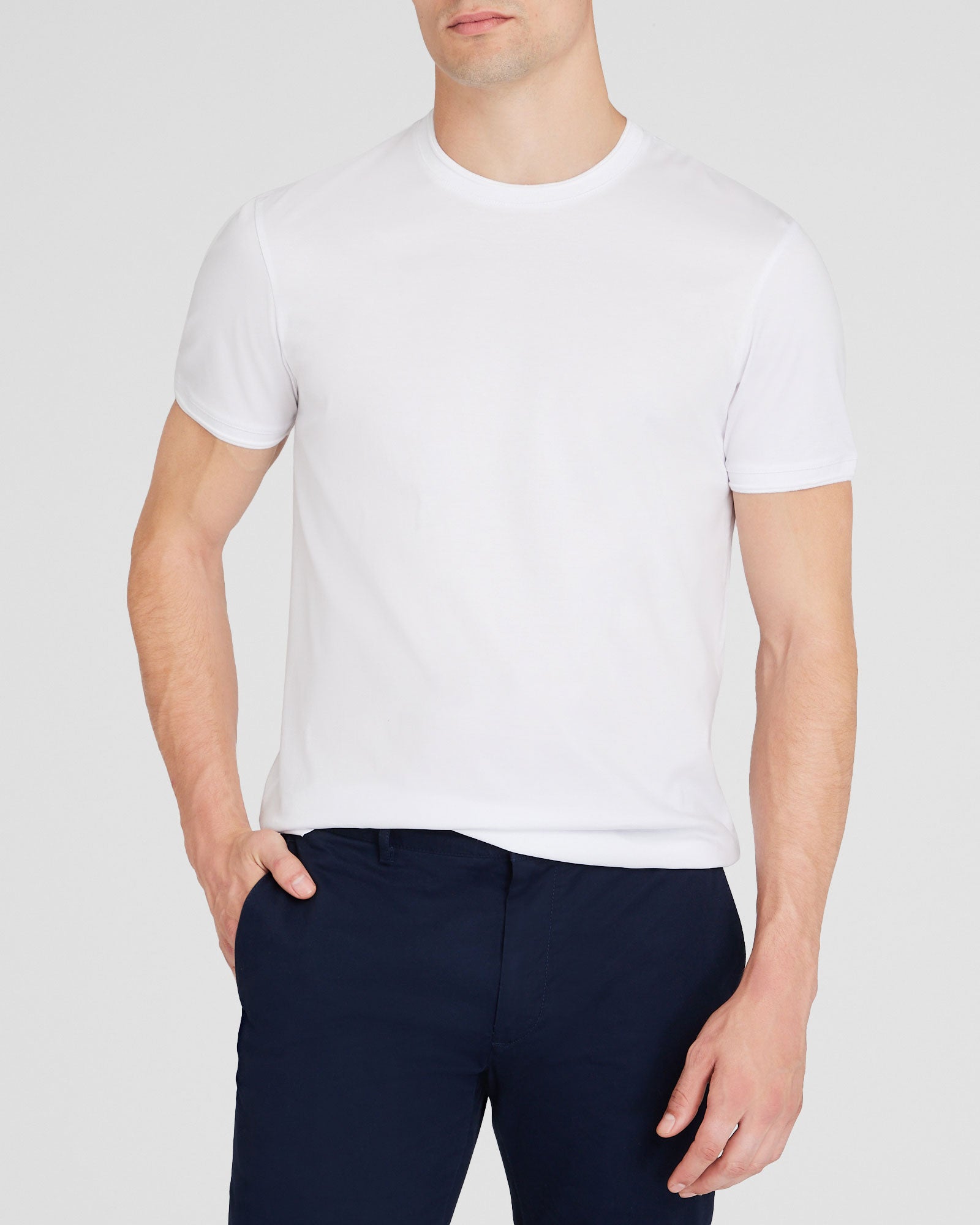 CLUB MONACO - Refined Tee - White