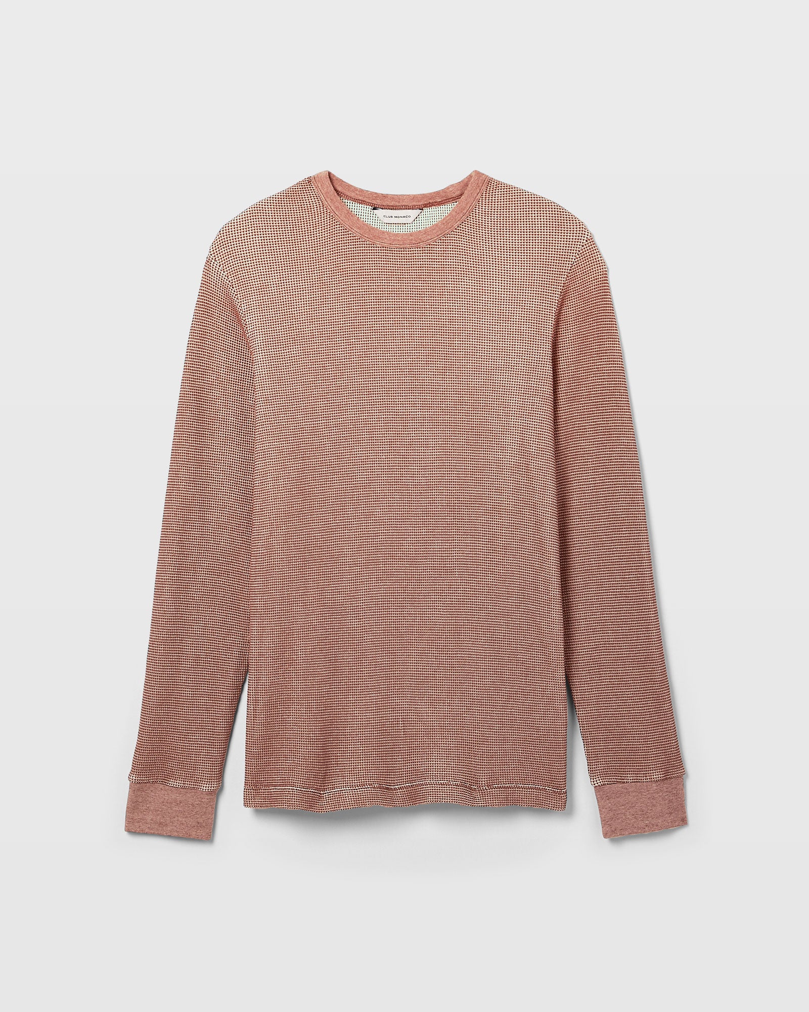 CLUB MONACO - Chandail thermique à manche longue - Brun