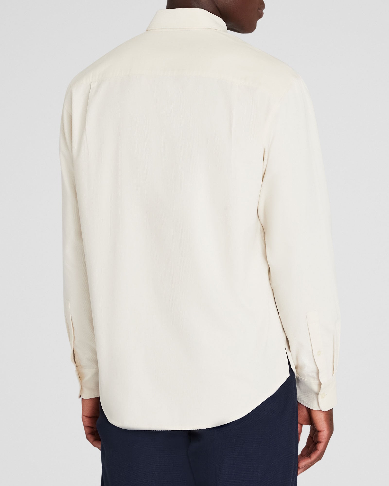 CLUB MONACO - Long-Sleeve Corduroy Shirt - Cream