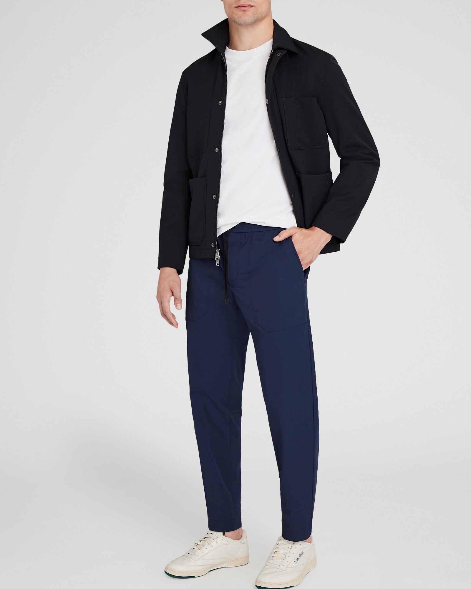 CLUB MONACO - Travel Pant - Navy