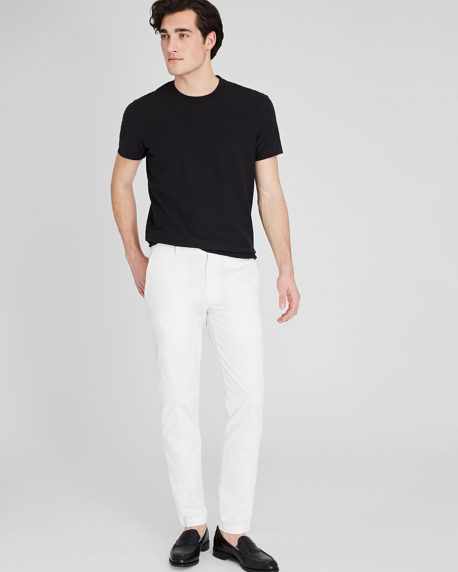 CLUB MONACO - Terry Texture Tee - Black