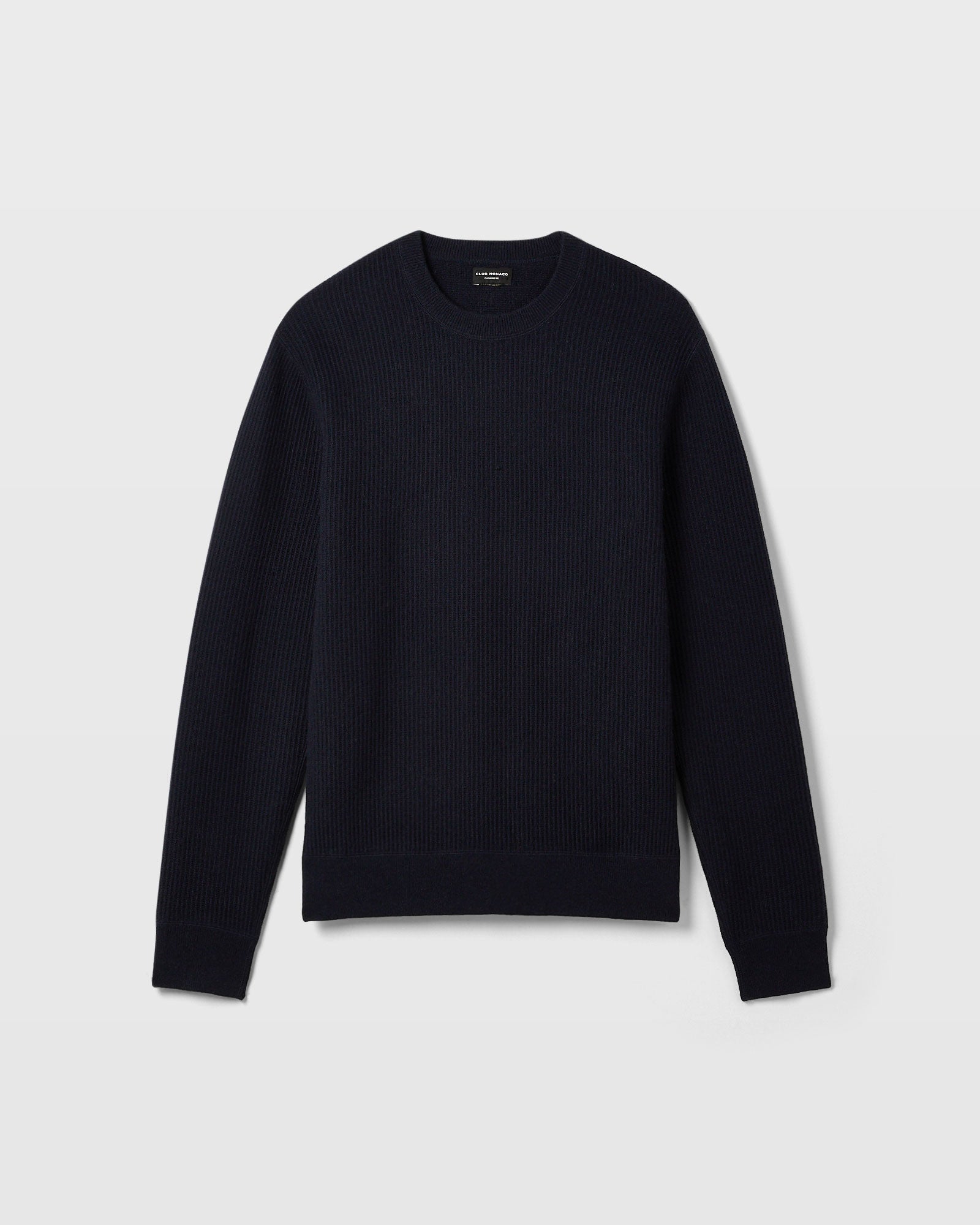 CLUB MONACO - Chandail ras du cou en cachemire - Marine