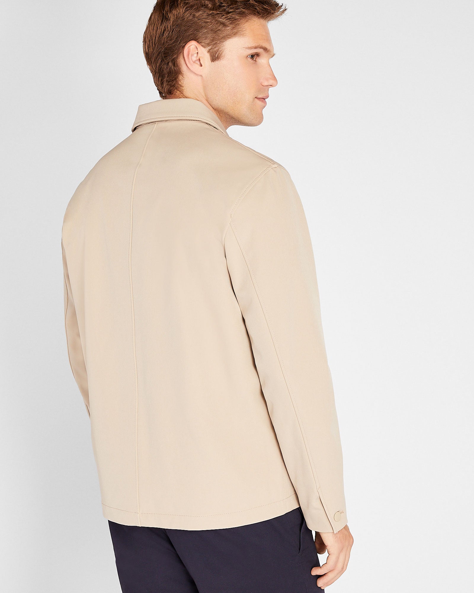 CLUB MONACO - Bonded Chore Coat - Taupe
