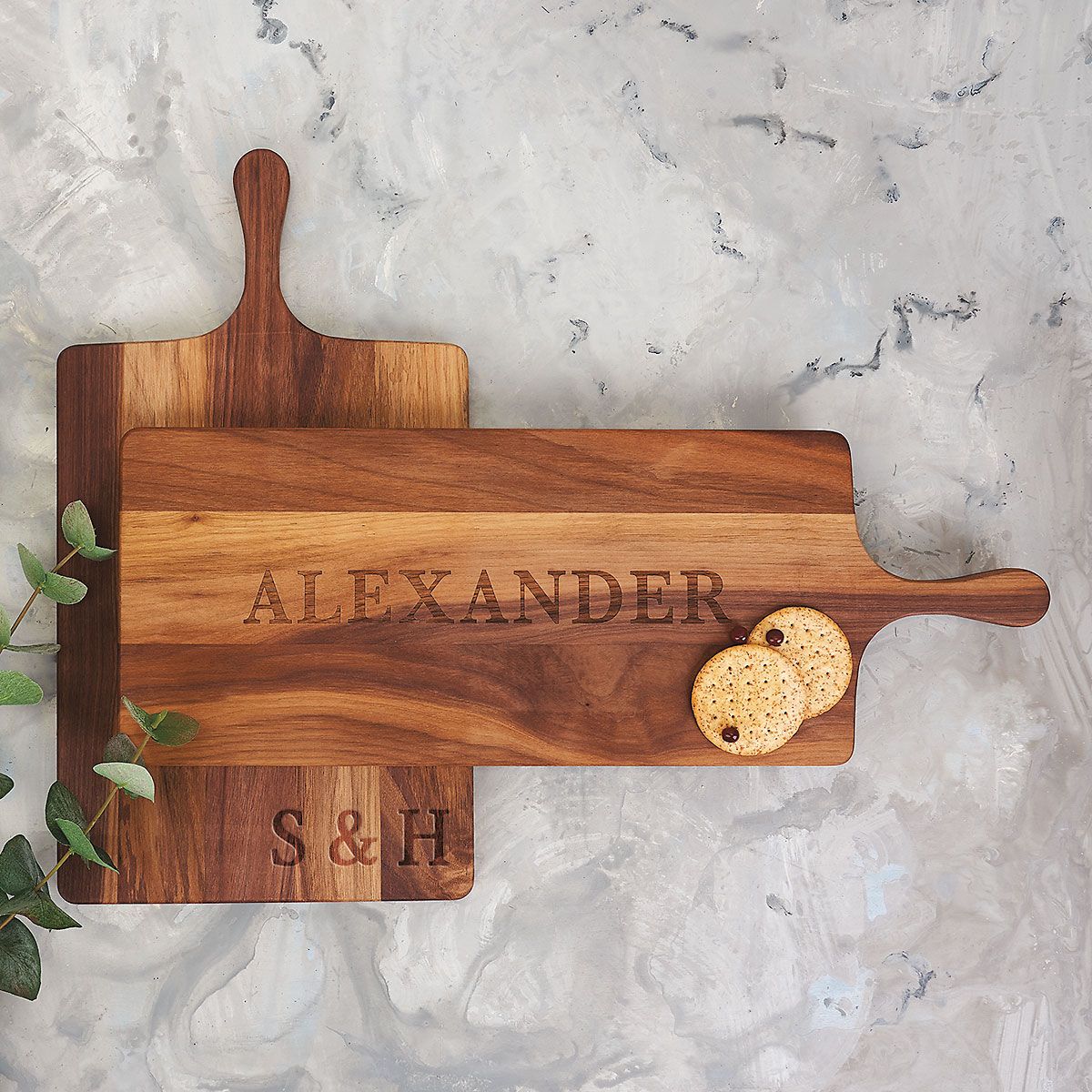 CLUB MONACO - Walnut Charcuterie Long Board -