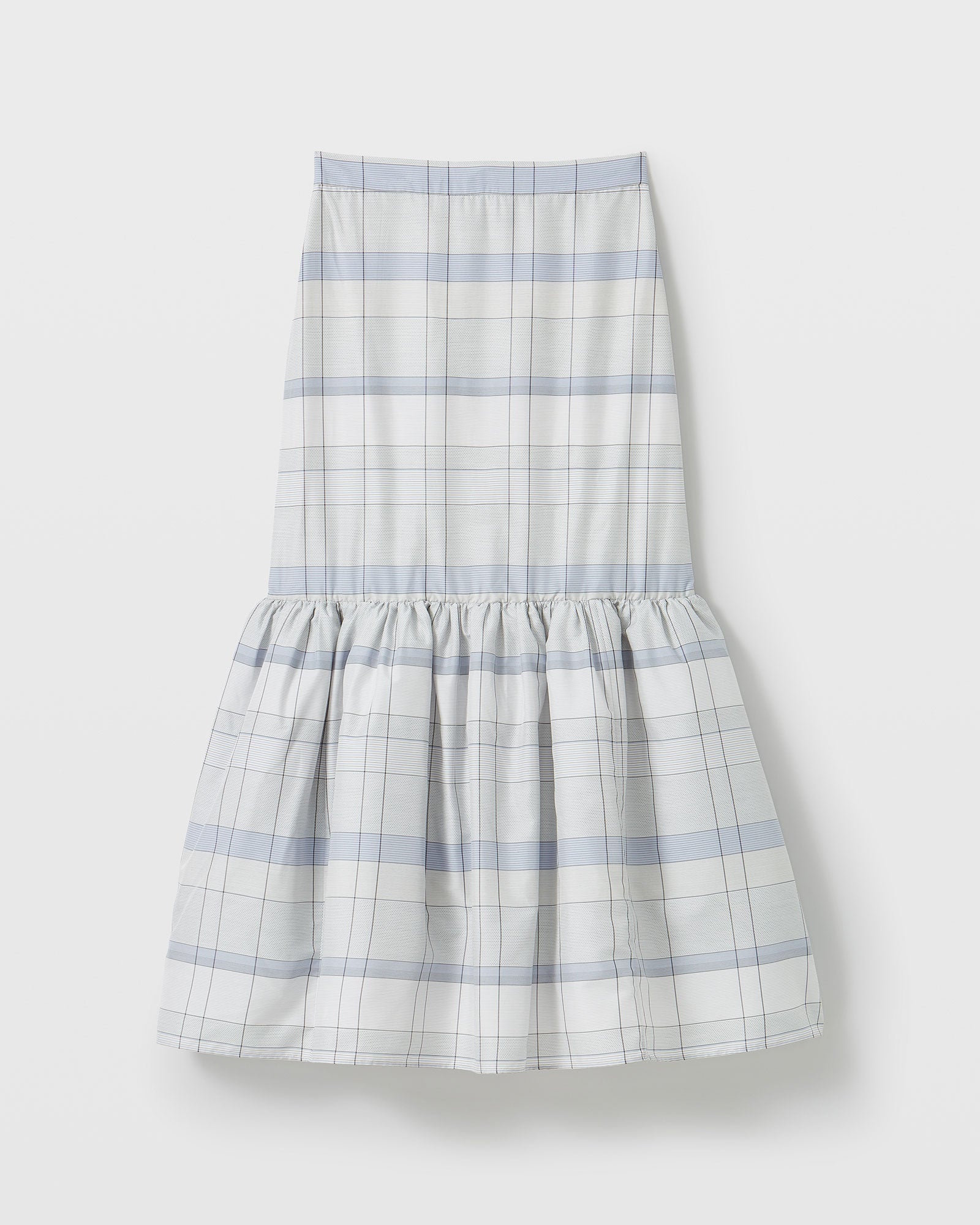 CLUB MONACO - Novelty Plaid Skirt - Blue Mix