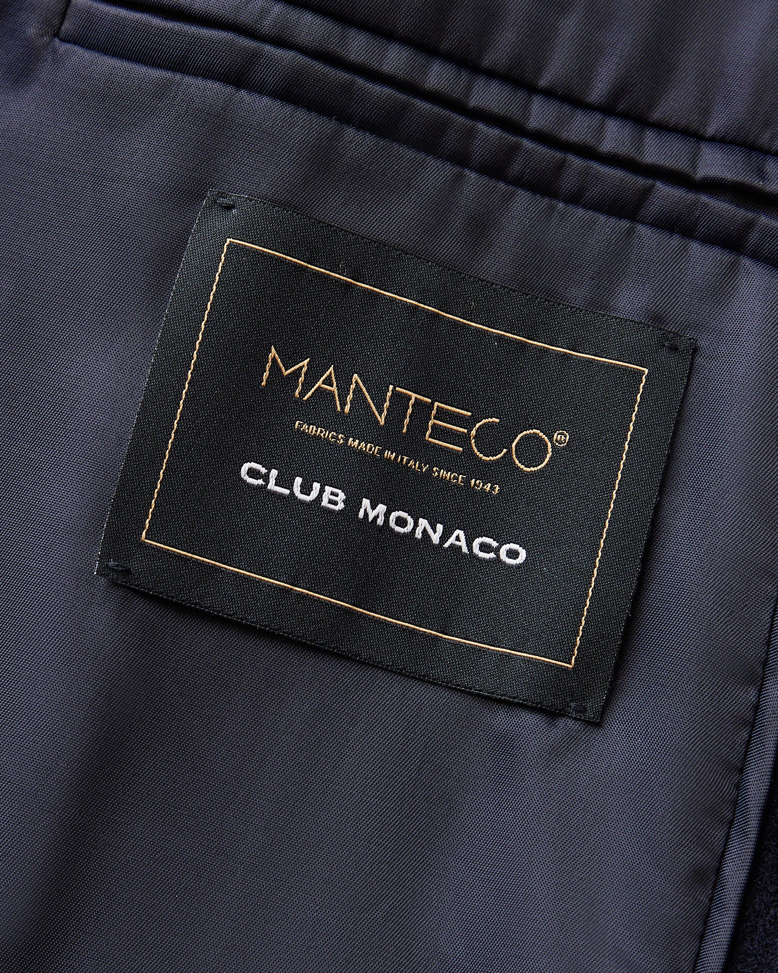 CLUB MONACO - Wool Double-Breasted Coat - Dark Navy
