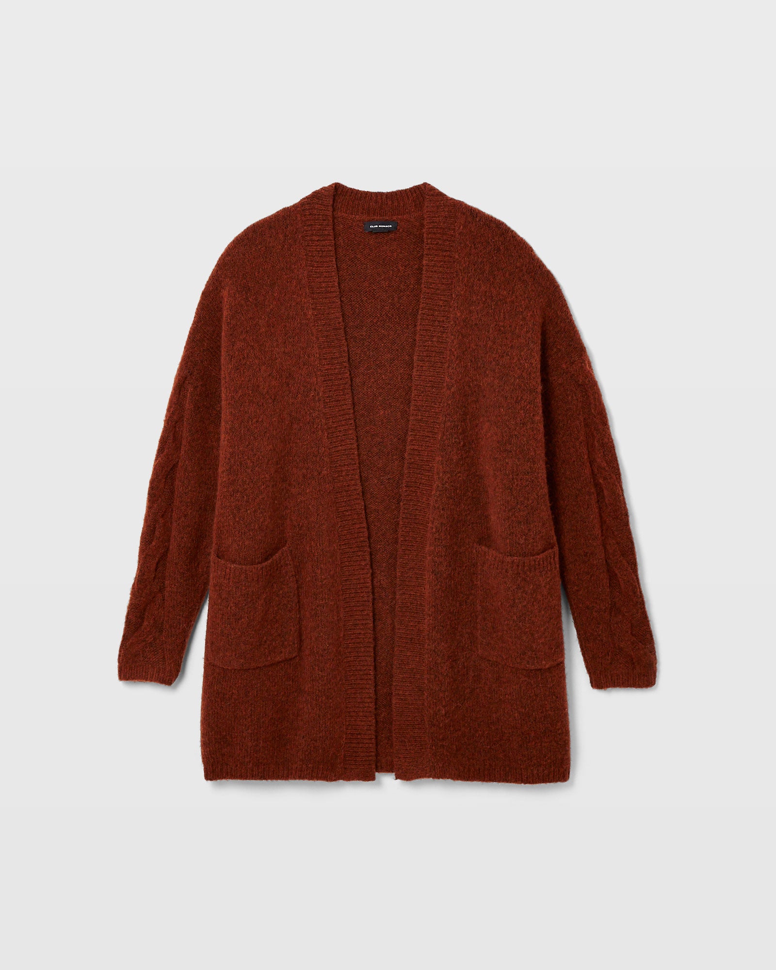 CLUB MONACO - Cardigan surdimensionné - Brun