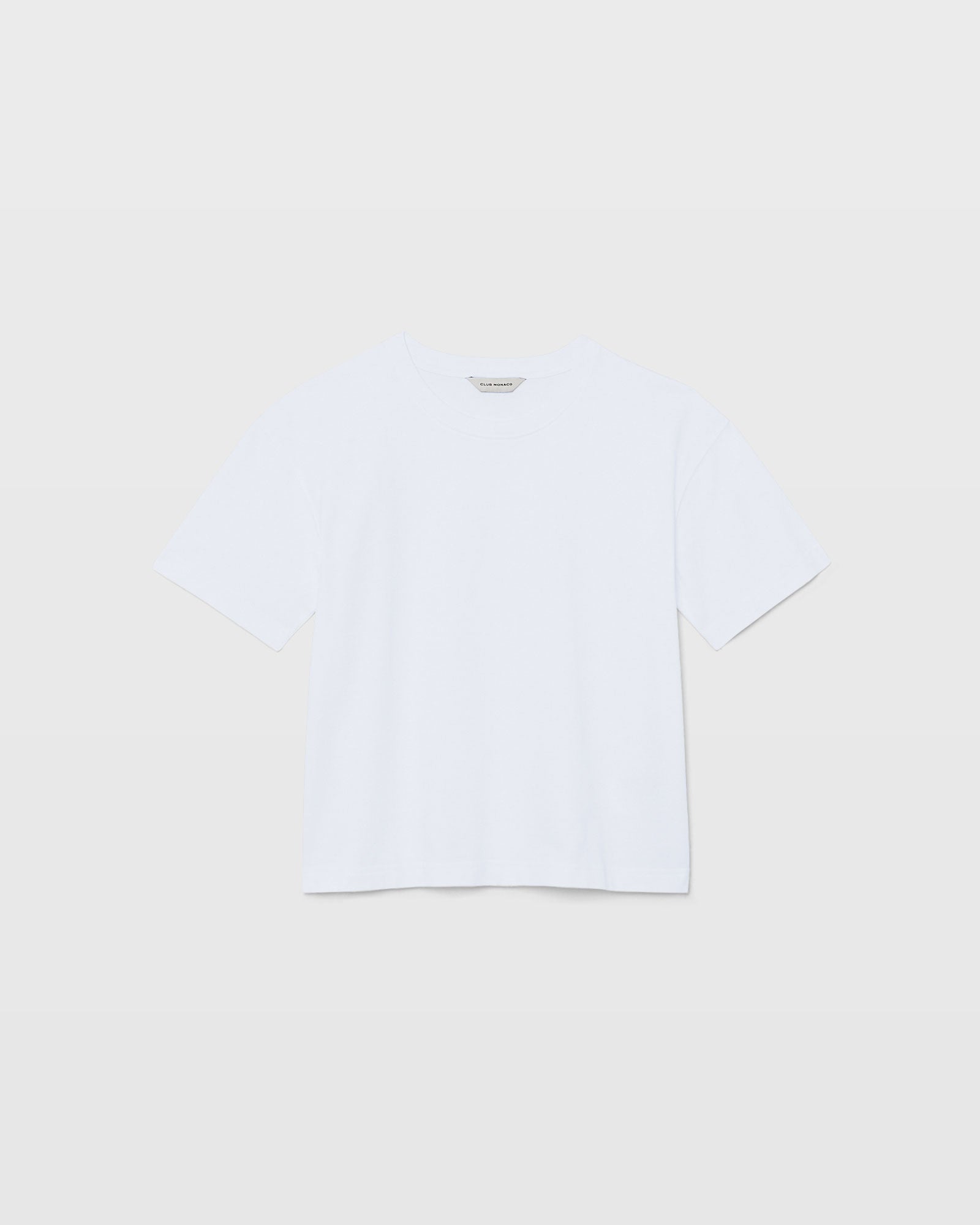 CLUB MONACO - Structured Tee - White